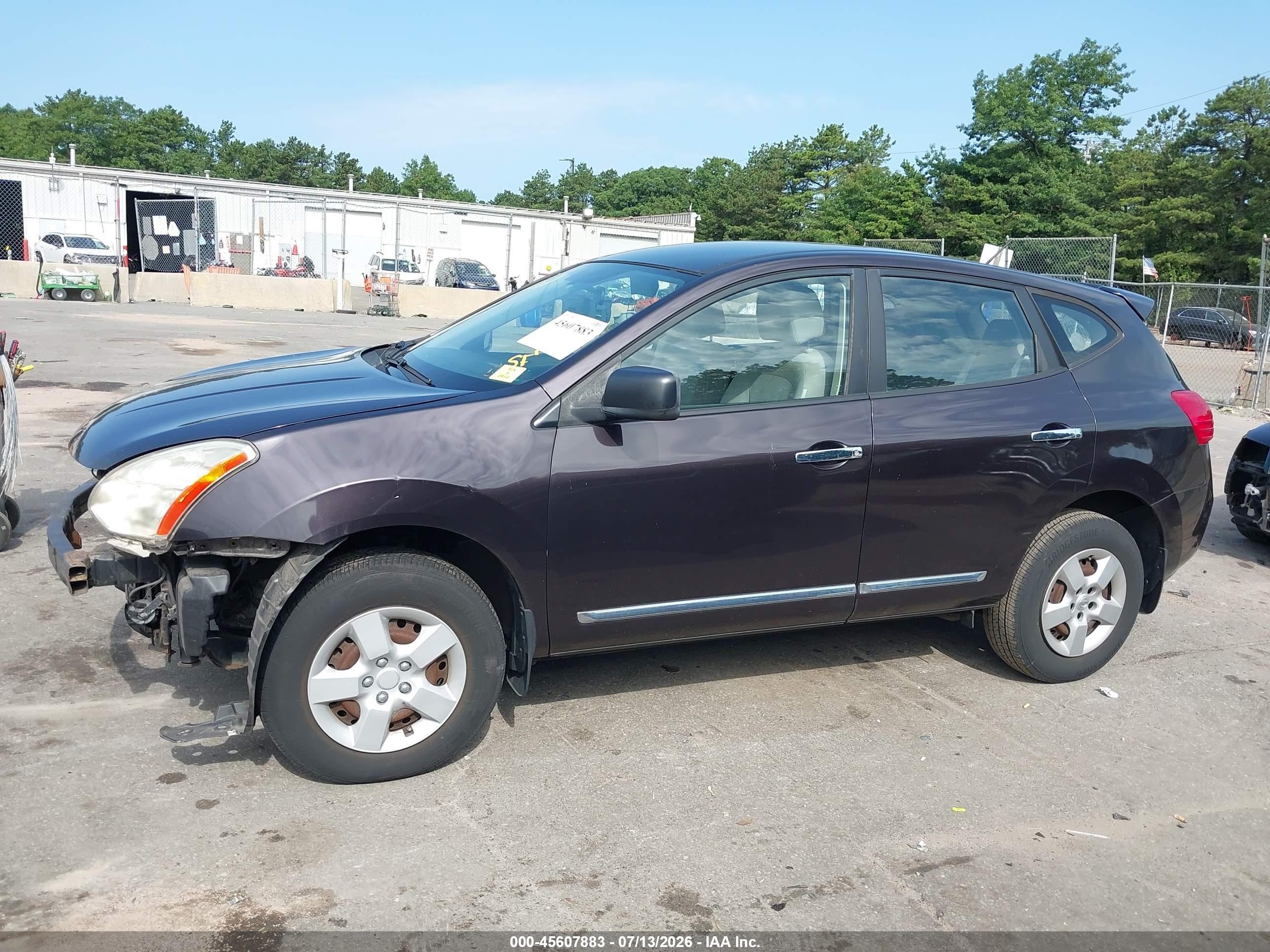 2013 Nissan Rogue S Purple vin: JN8AS5MV1DW655342