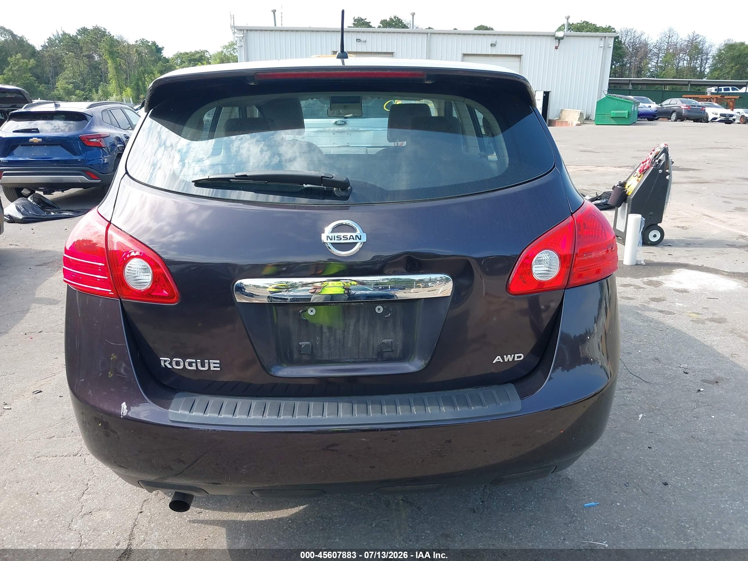 2013 Nissan Rogue S Purple vin: JN8AS5MV1DW655342