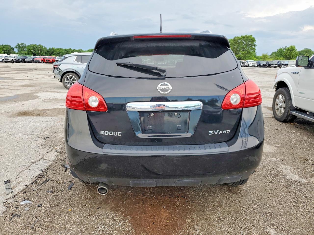 2013 Nissan Rogue S Black vin: JN8AS5MV1DW655941
