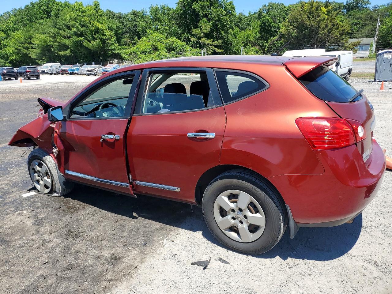 2013 Nissan Rogue S Orange vin: JN8AS5MV1DW659178
