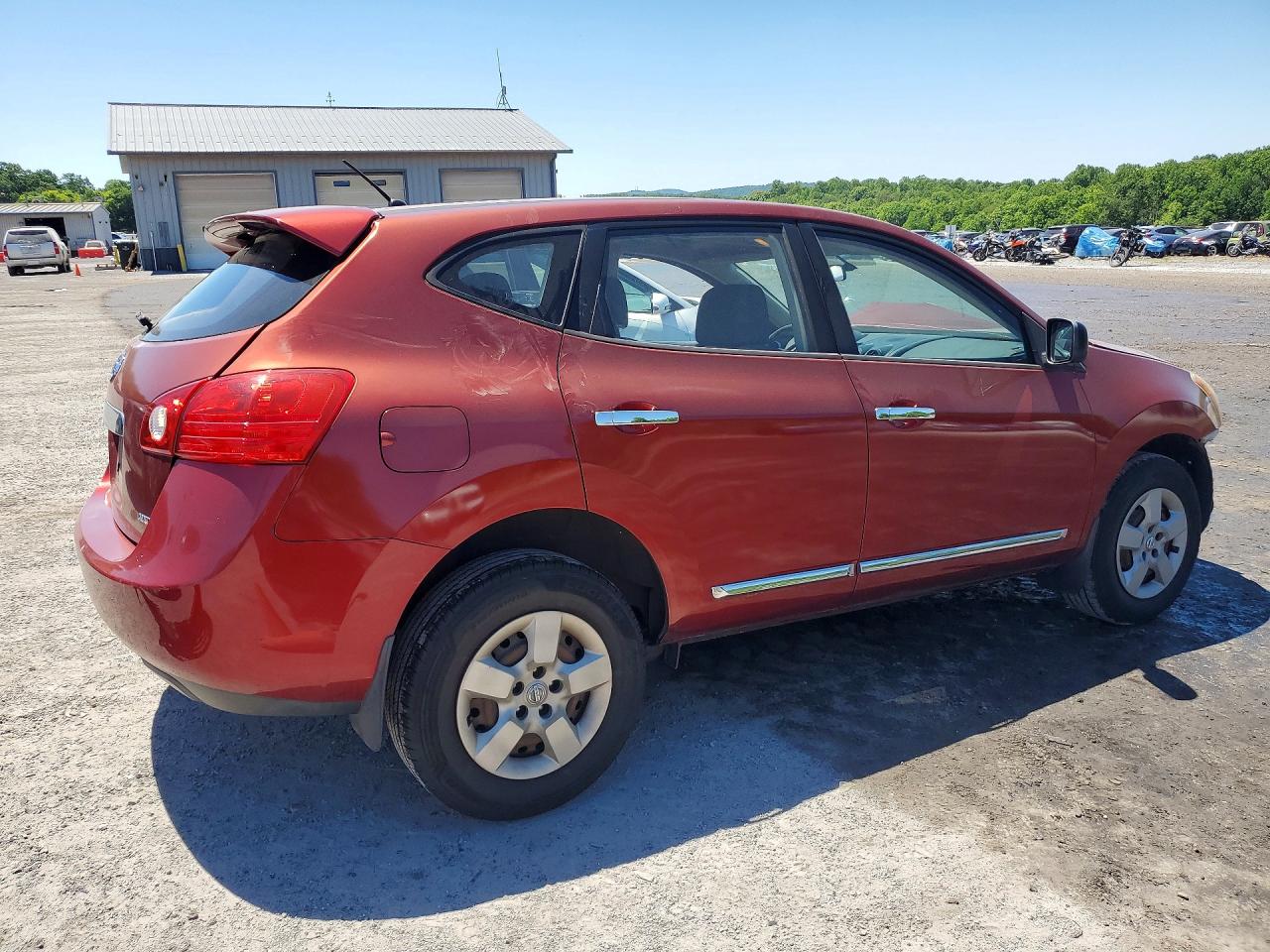 2013 Nissan Rogue S Orange vin: JN8AS5MV1DW659178