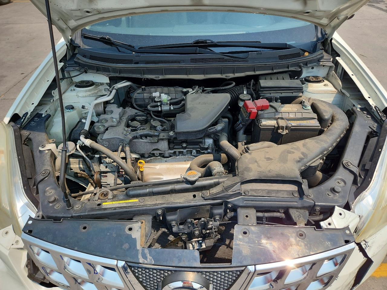 2013 Nissan Rogue S White vin: JN8AS5MV1DW664087