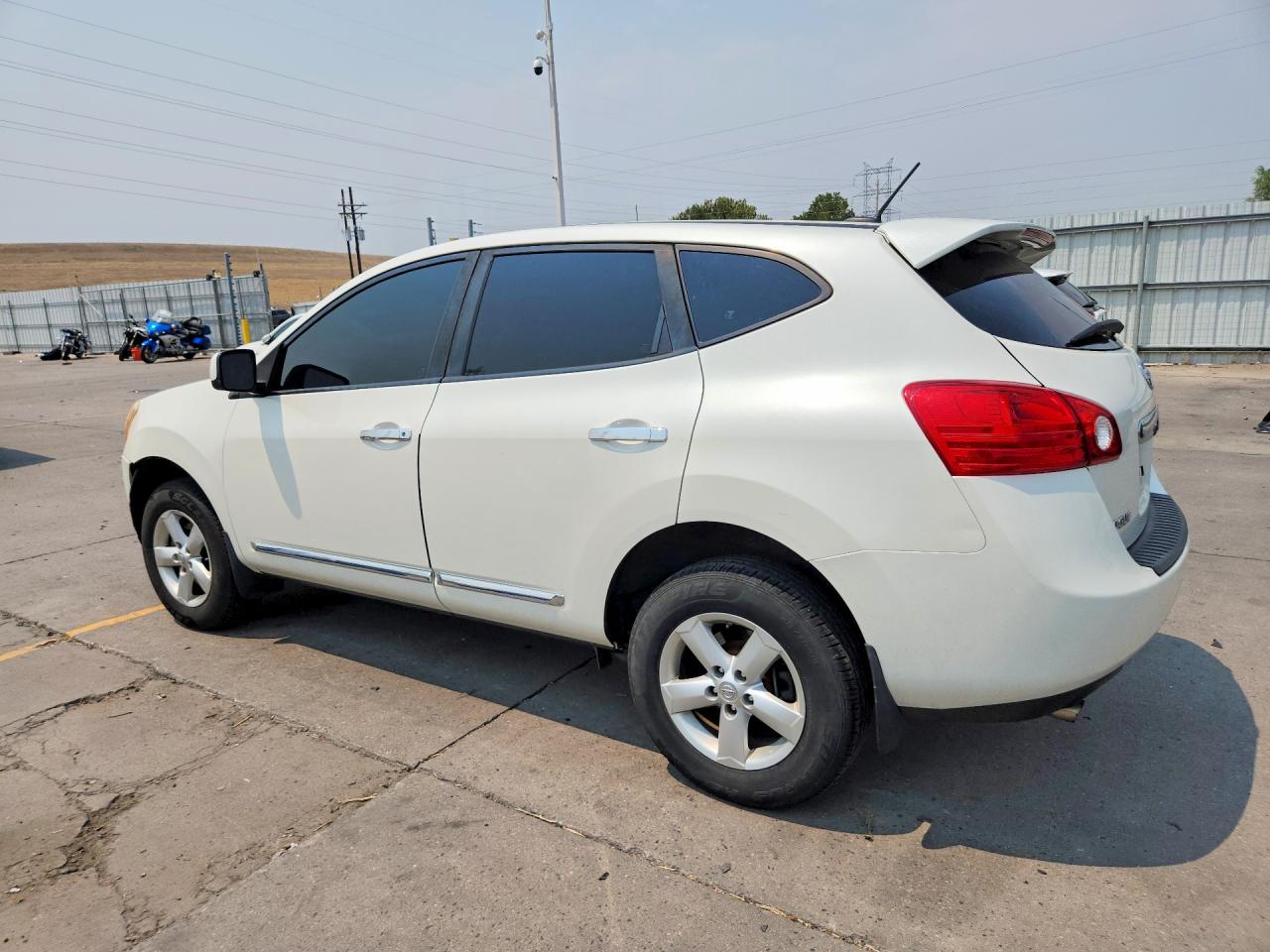 2013 Nissan Rogue S White vin: JN8AS5MV1DW664087