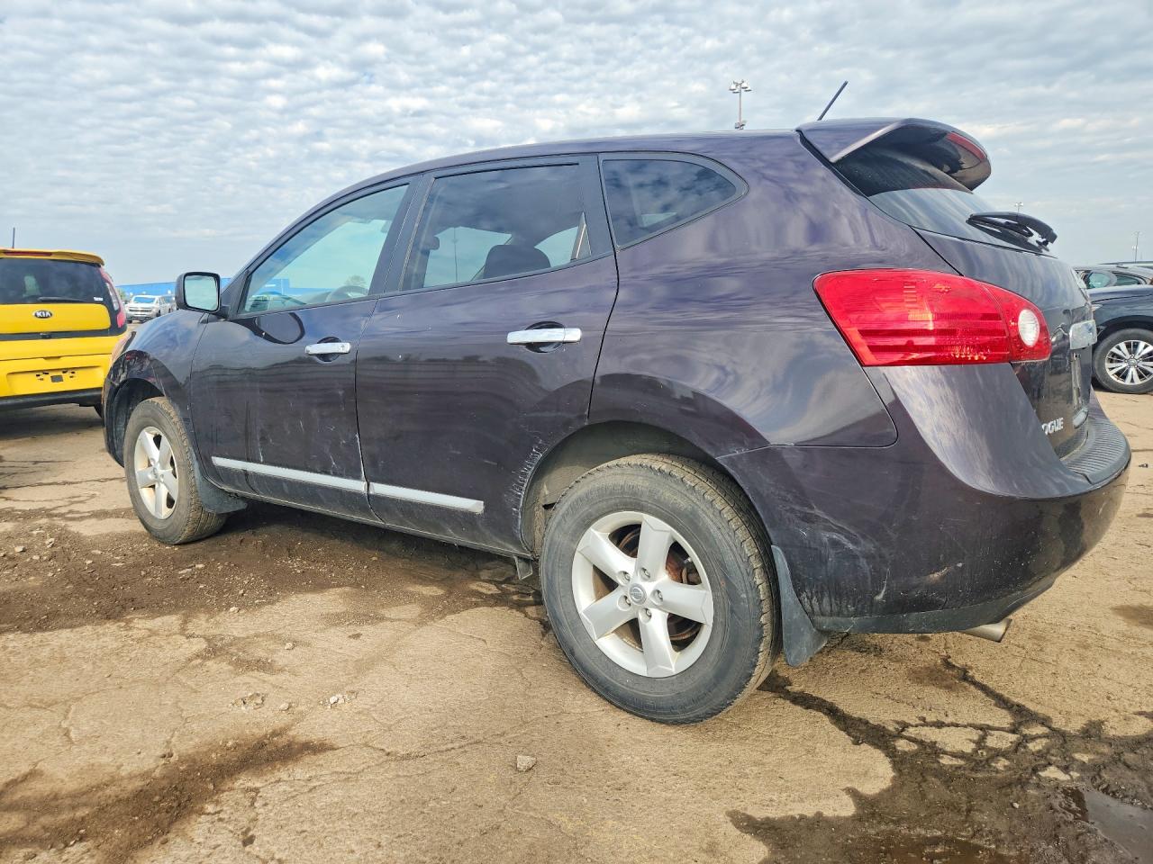 2013 Nissan Rogue S Maroon vin: JN8AS5MV1DW665059
