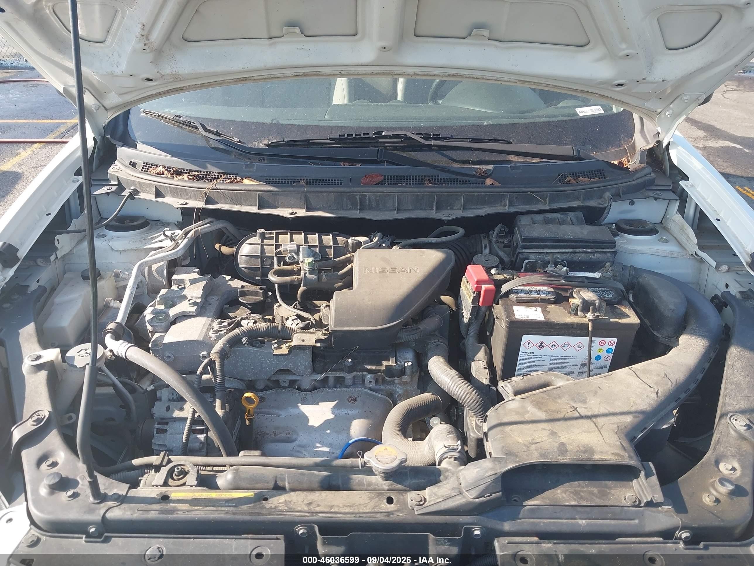 2013 Nissan Rogue S White vin: JN8AS5MV1DW664915