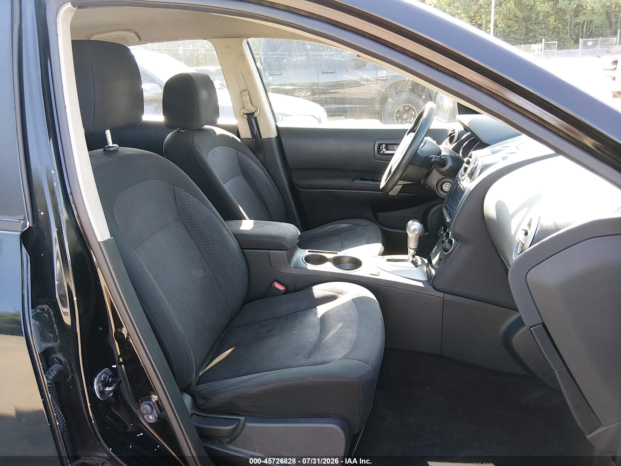 2014 Nissan Rogue Select S Black vin: JN8AS5MV1EW703777
