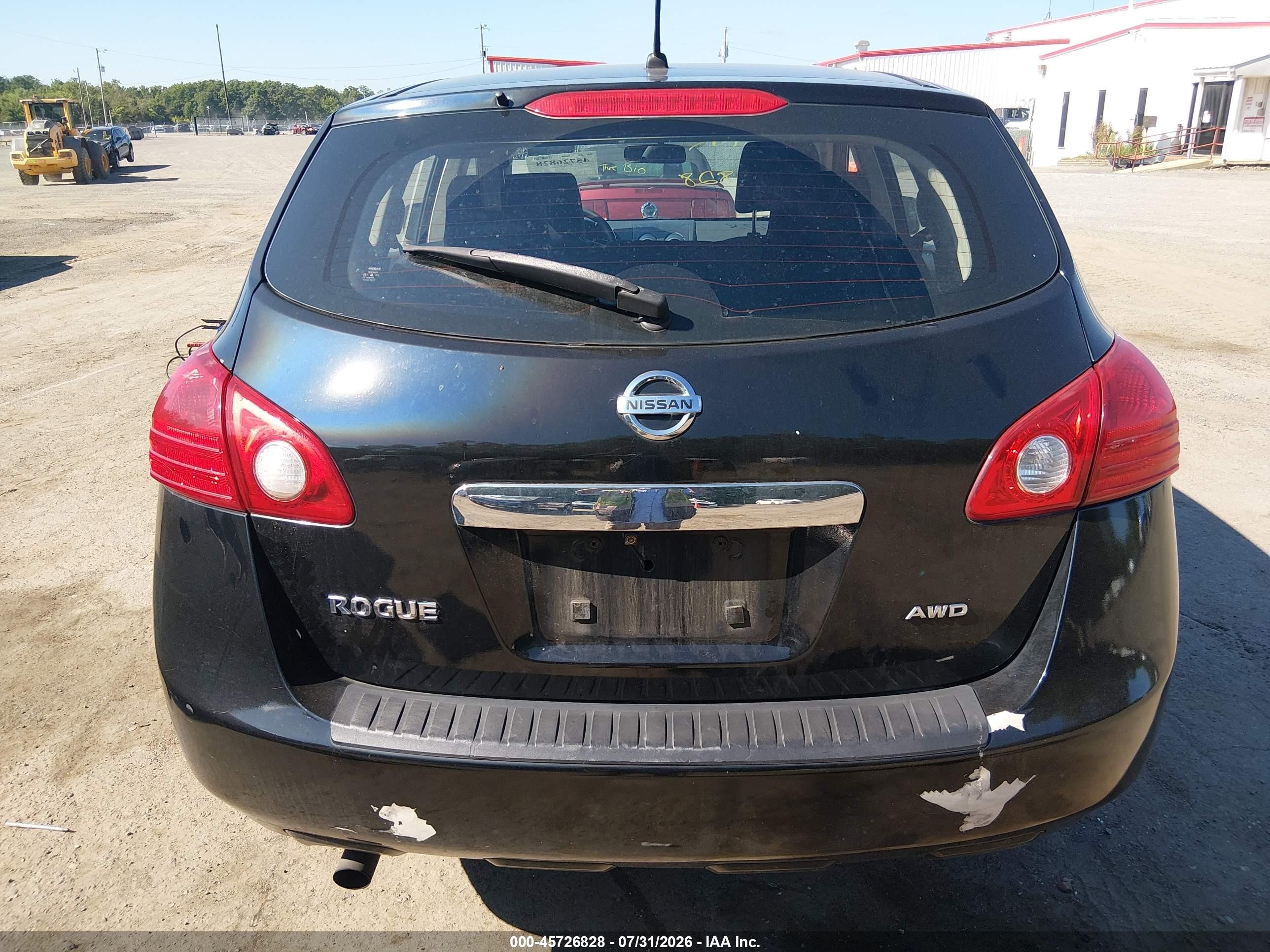 2014 Nissan Rogue Select S Black vin: JN8AS5MV1EW703777