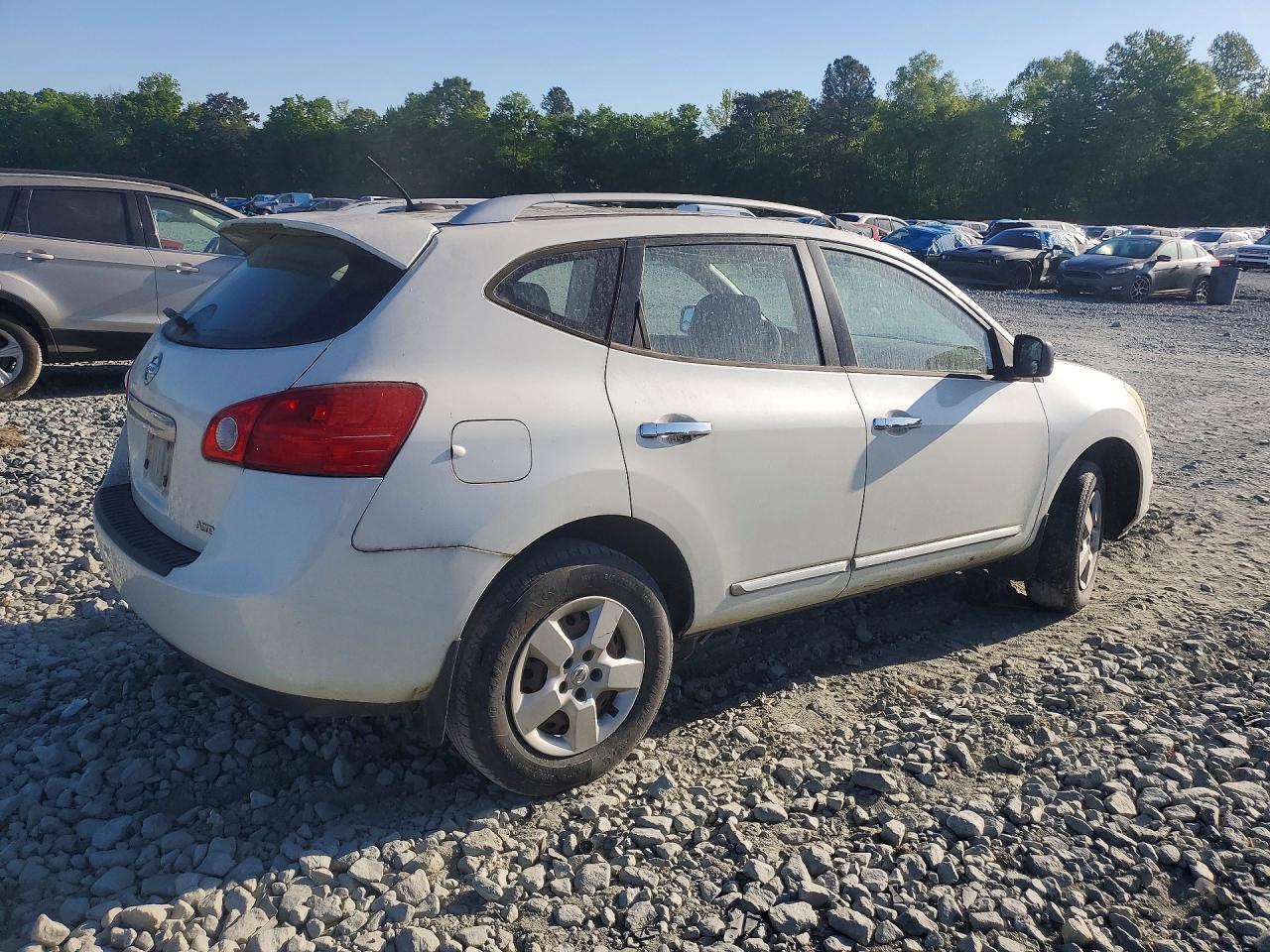 2014 Nissan Rogue Select S White vin: JN8AS5MV1EW713998
