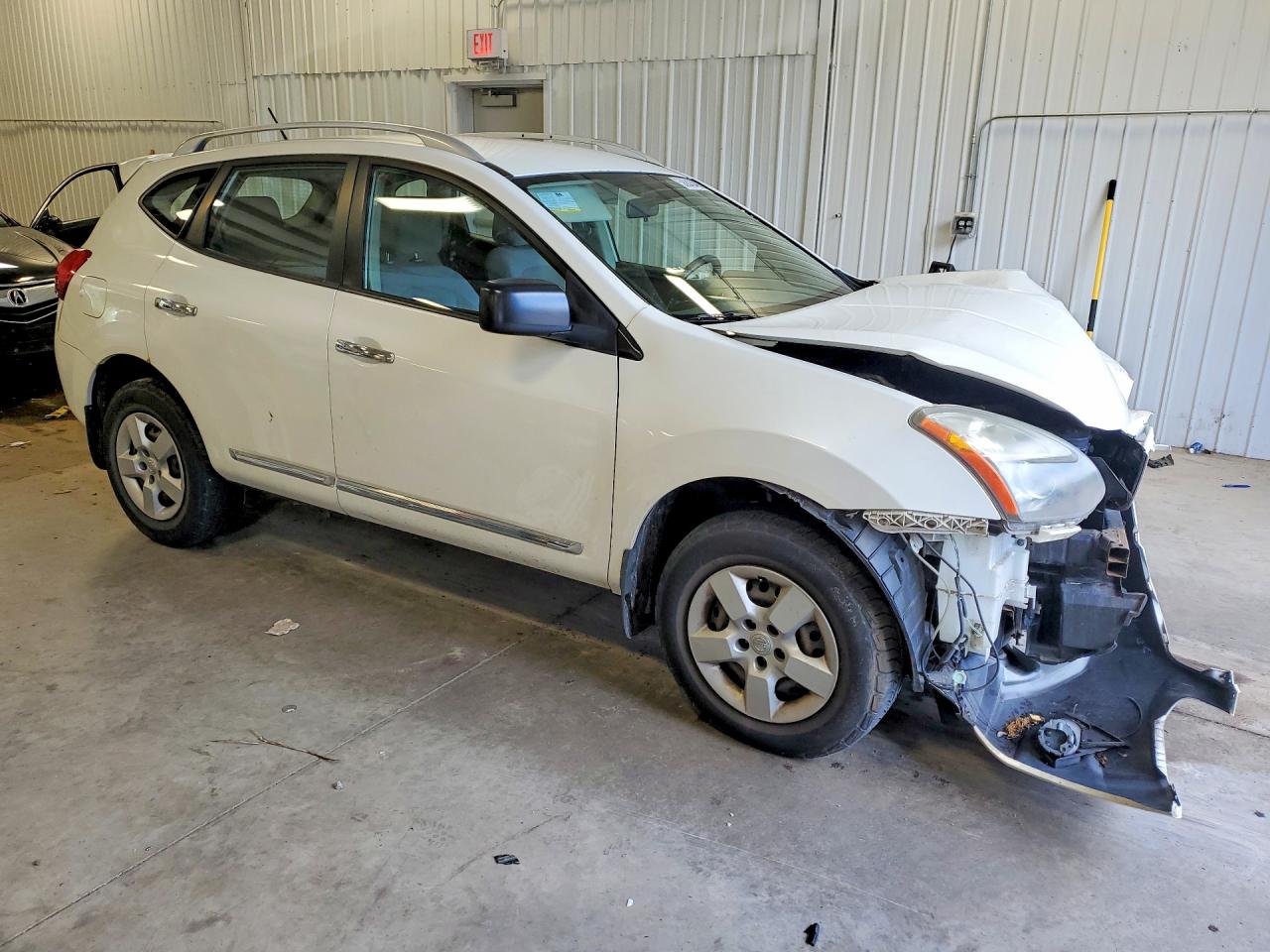 2014 Nissan Rogue Select S White vin: JN8AS5MV1EW716108