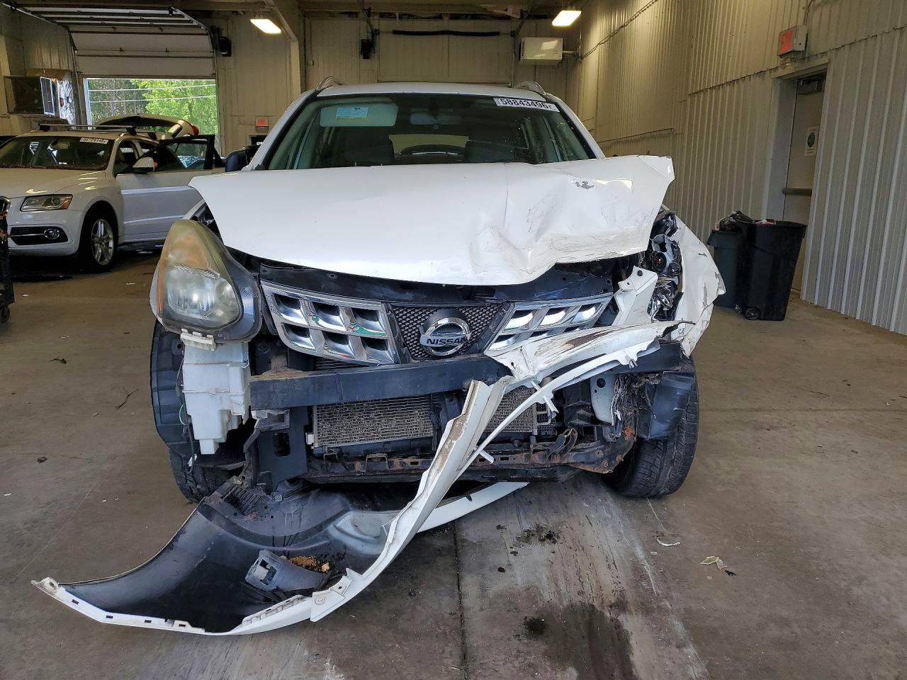 2014 Nissan Rogue Select S White vin: JN8AS5MV1EW716108