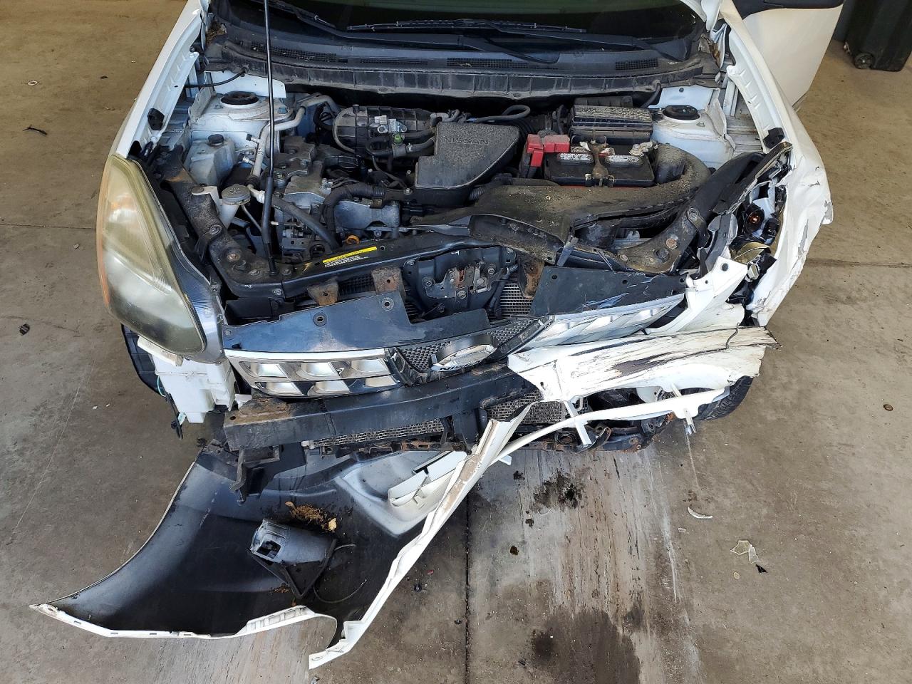 2014 Nissan Rogue Select S White vin: JN8AS5MV1EW716108