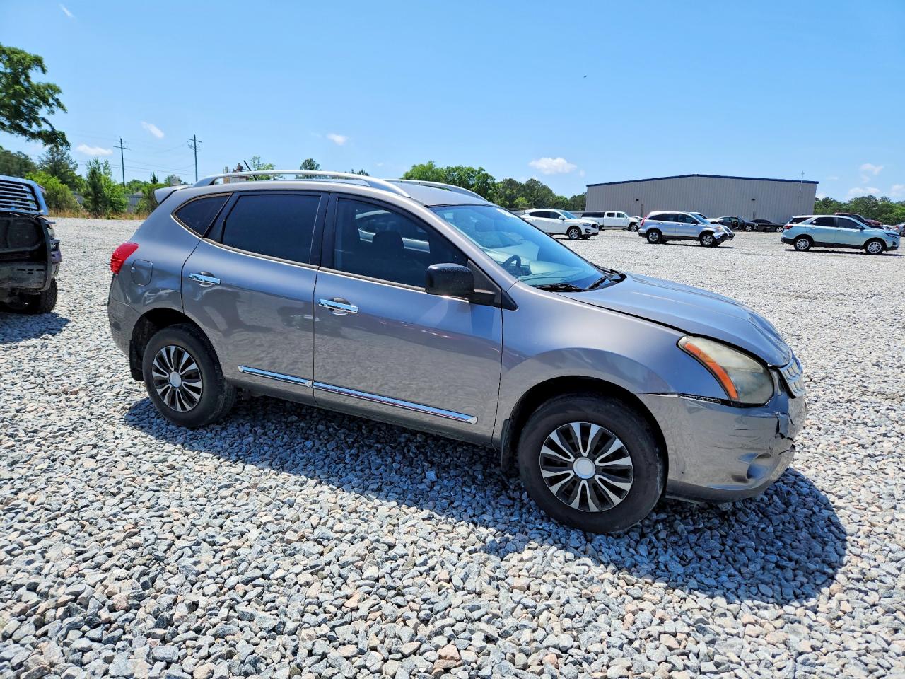 2015 Nissan Rogue Select S Gray vin: JN8AS5MV1FW252948