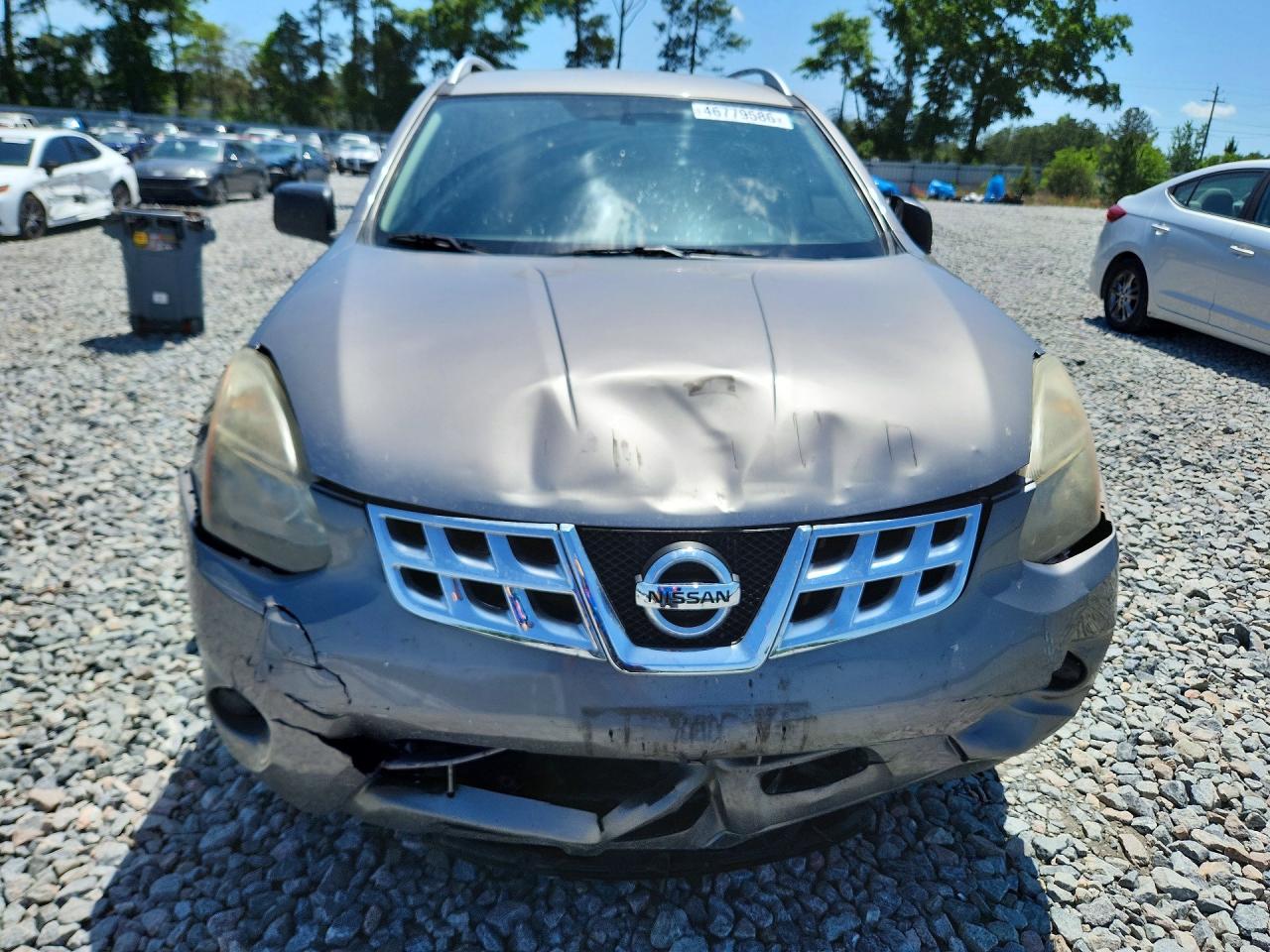 2015 Nissan Rogue Select S Gray vin: JN8AS5MV1FW252948