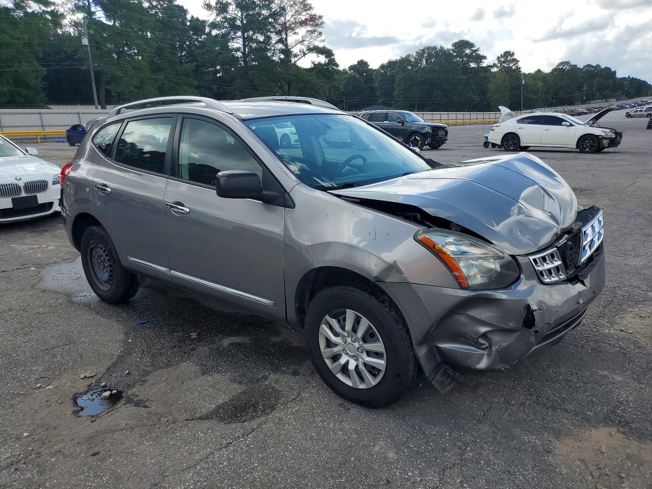 2015 Nissan Rogue Select S Серый vin: JN8AS5MV1FW256868