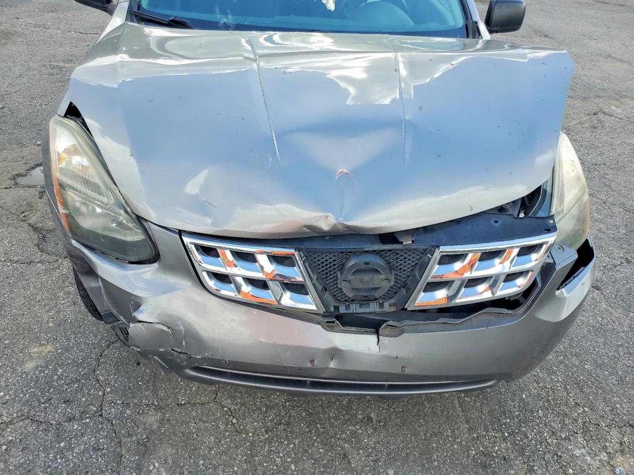 2015 Nissan Rogue Select S Серый vin: JN8AS5MV1FW256868