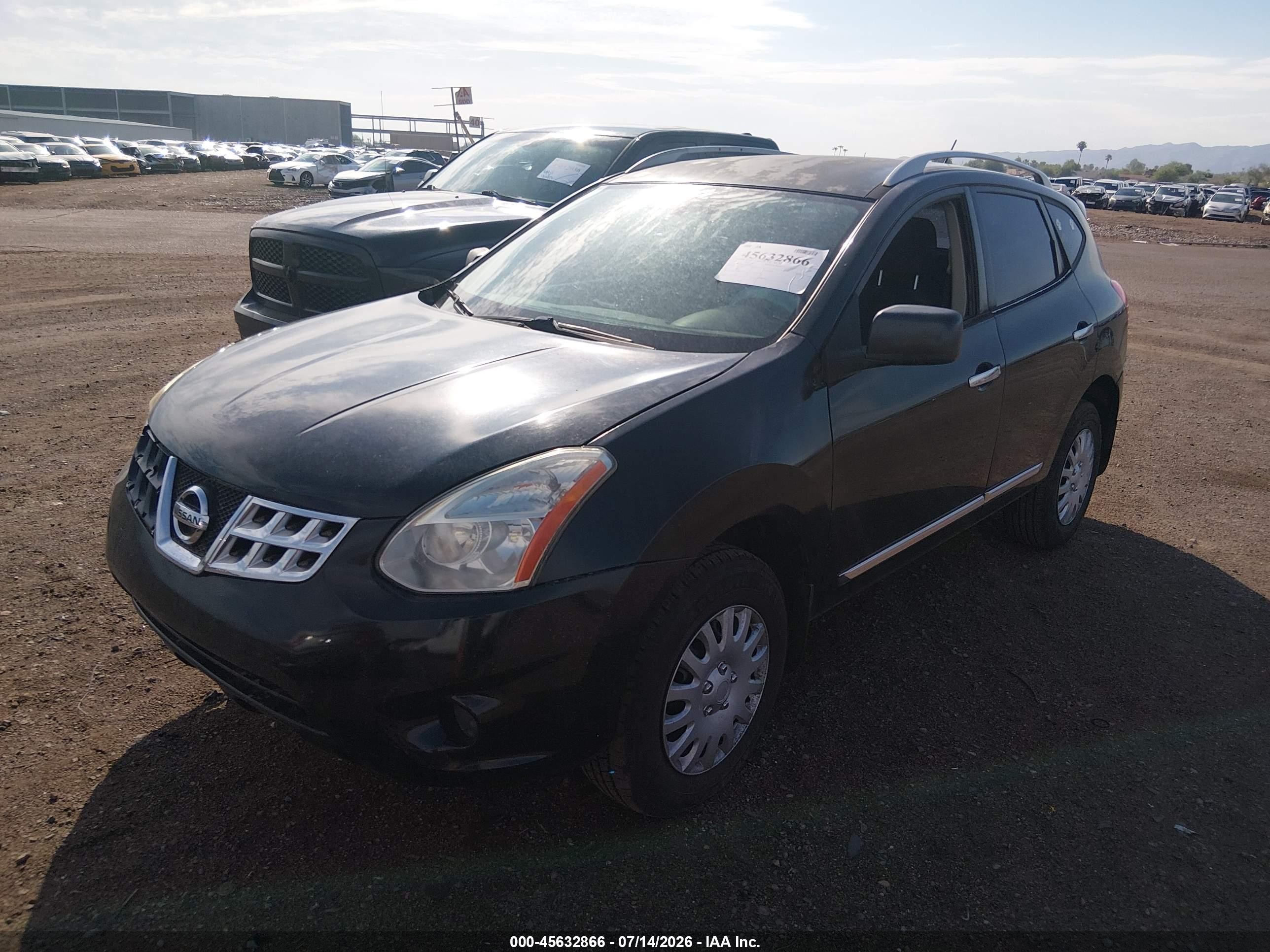 2015 Nissan Rogue Select S Black vin: JN8AS5MV1FW257342