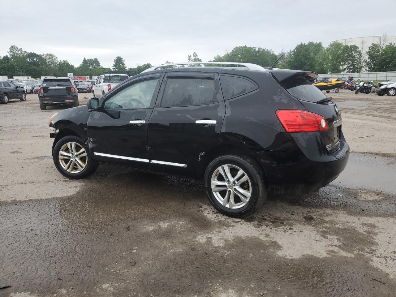 2015 Nissan Rogue Select S Black vin: JN8AS5MV1FW750261