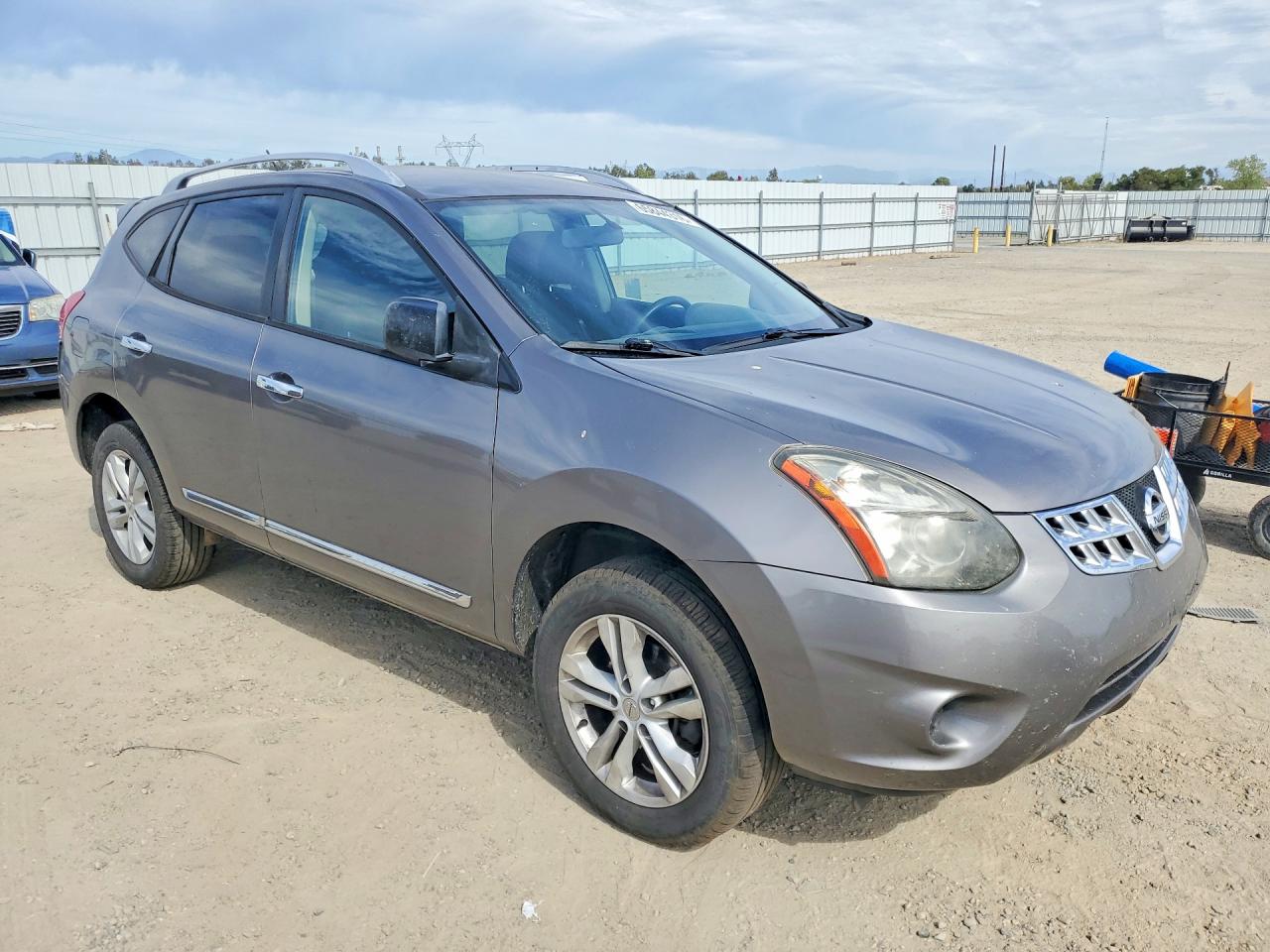 2015 Nissan Rogue Select S Серый vin: JN8AS5MV1FW753760