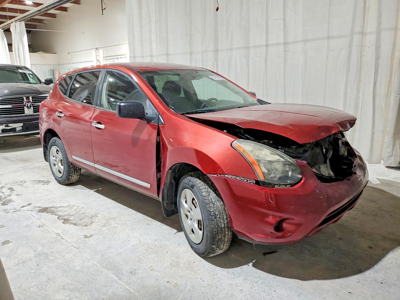 2015 Nissan Rogue Select S Red vin: JN8AS5MV1FW754536