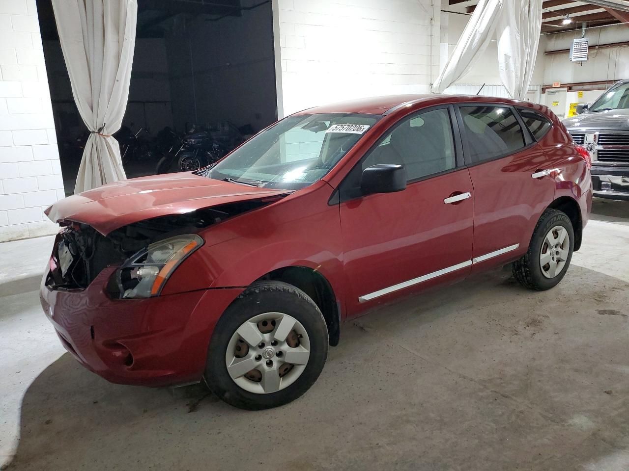 2015 Nissan Rogue Select S Красный vin: JN8AS5MV1FW754536