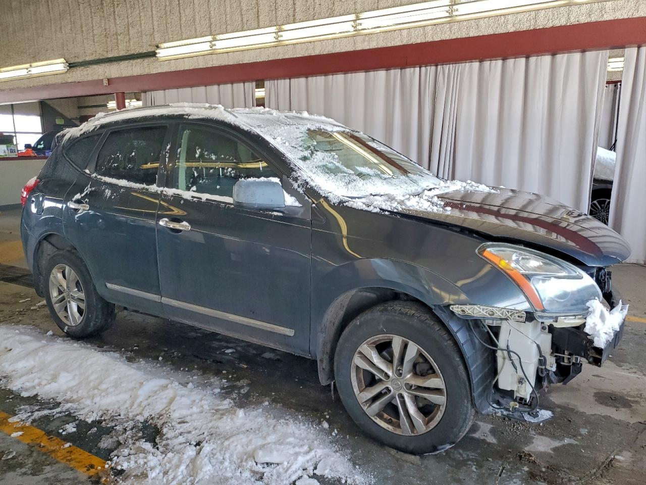 2015 Nissan Rogue Select S Синий vin: JN8AS5MV1FW755976