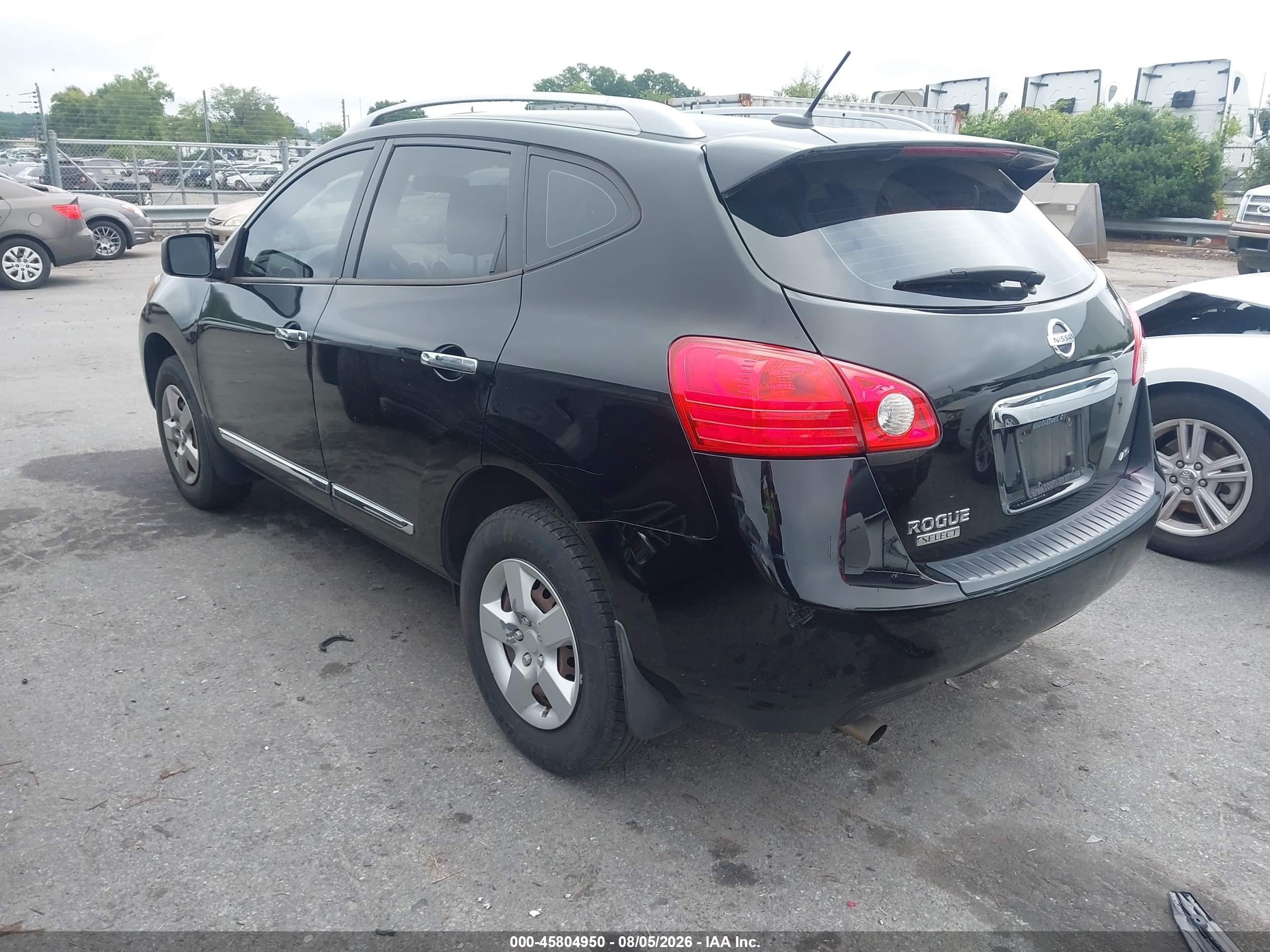 2015 Nissan Rogue Select S Black vin: JN8AS5MV1FW763155
