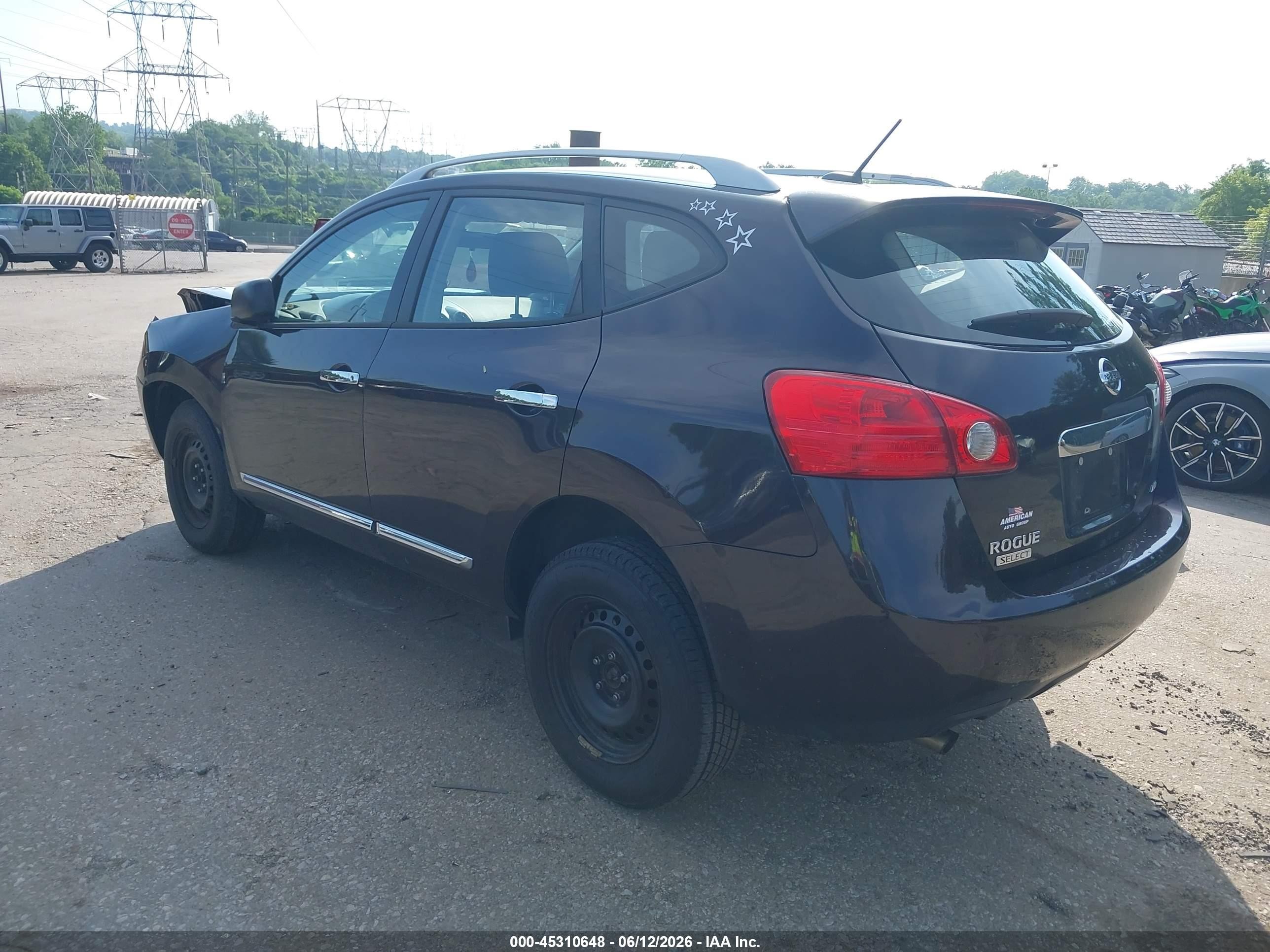 2015 Nissan Rogue Select S Black vin: JN8AS5MV1FW764001