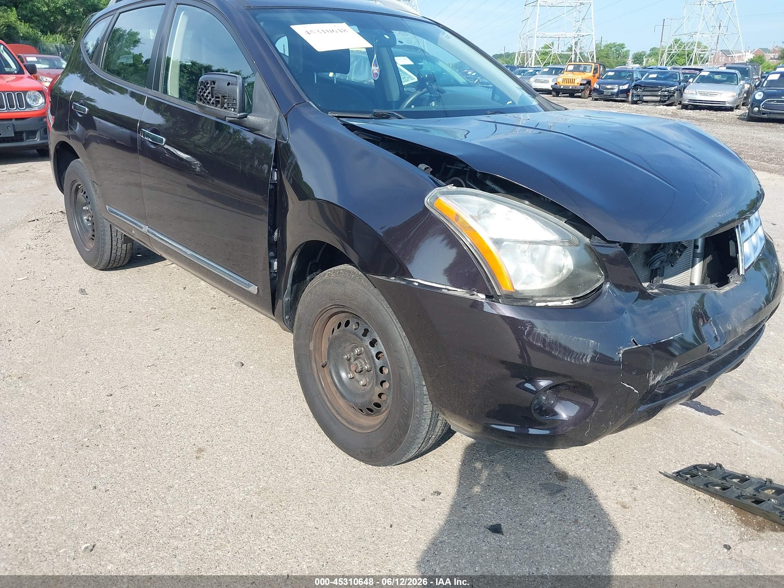 2015 Nissan Rogue Select S Black vin: JN8AS5MV1FW764001