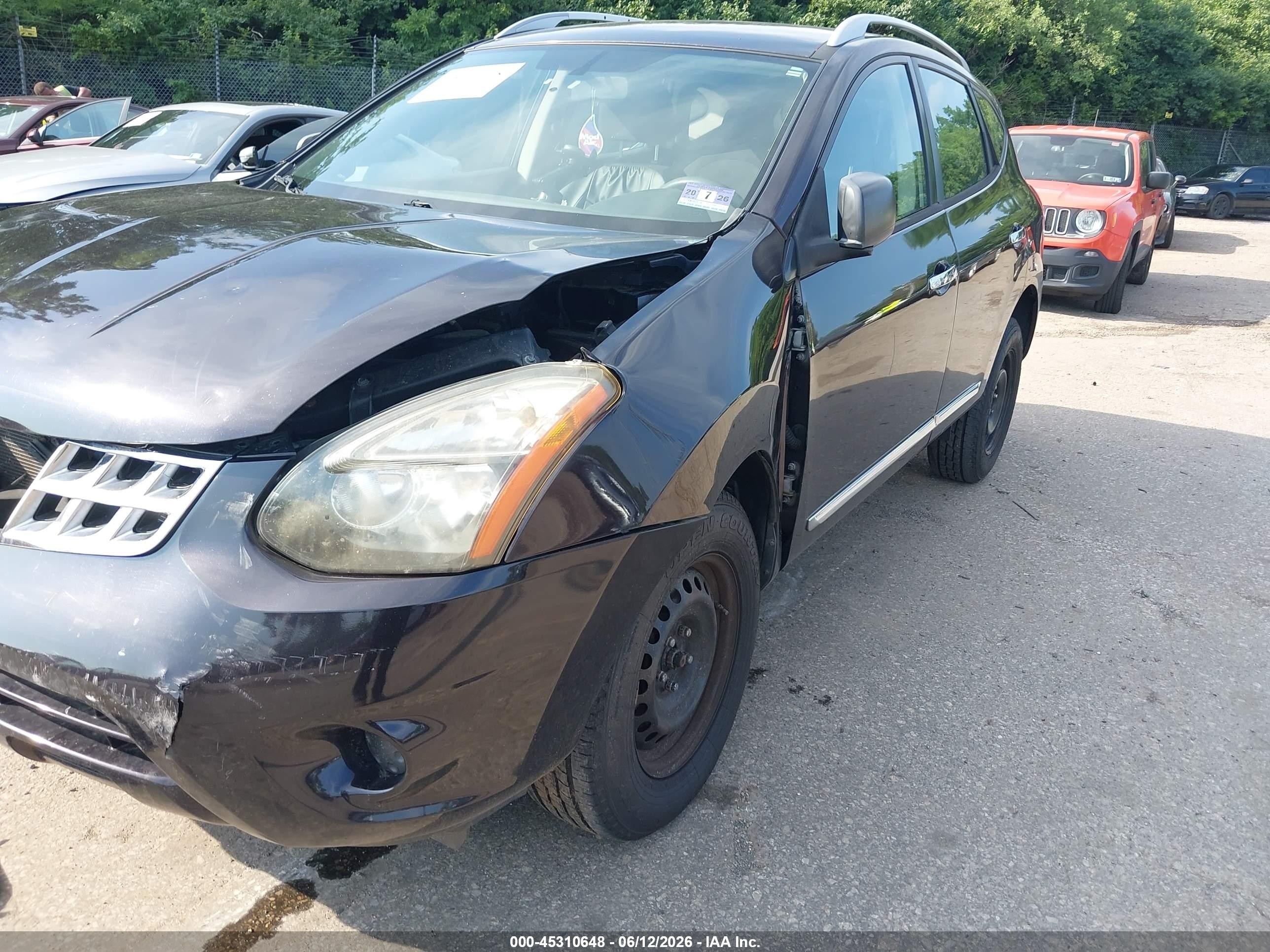 2015 Nissan Rogue Select S Black vin: JN8AS5MV1FW764001