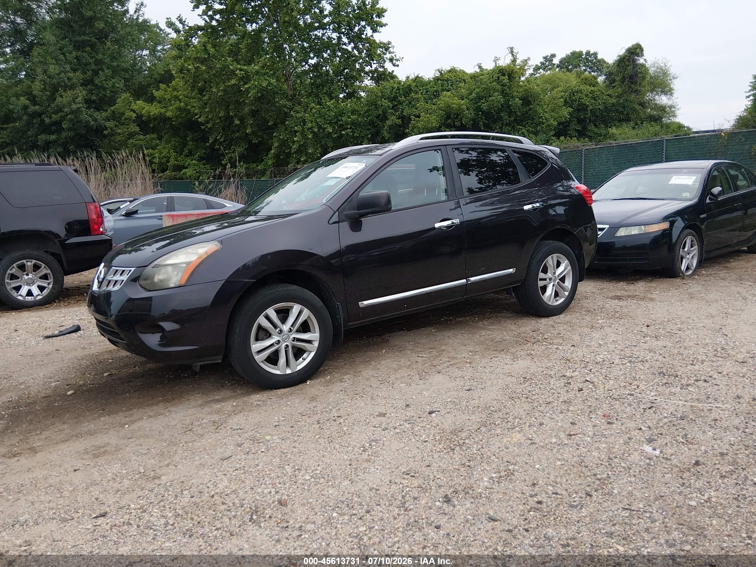 2015 Nissan Rogue Select S Black vin: JN8AS5MV1FW765343