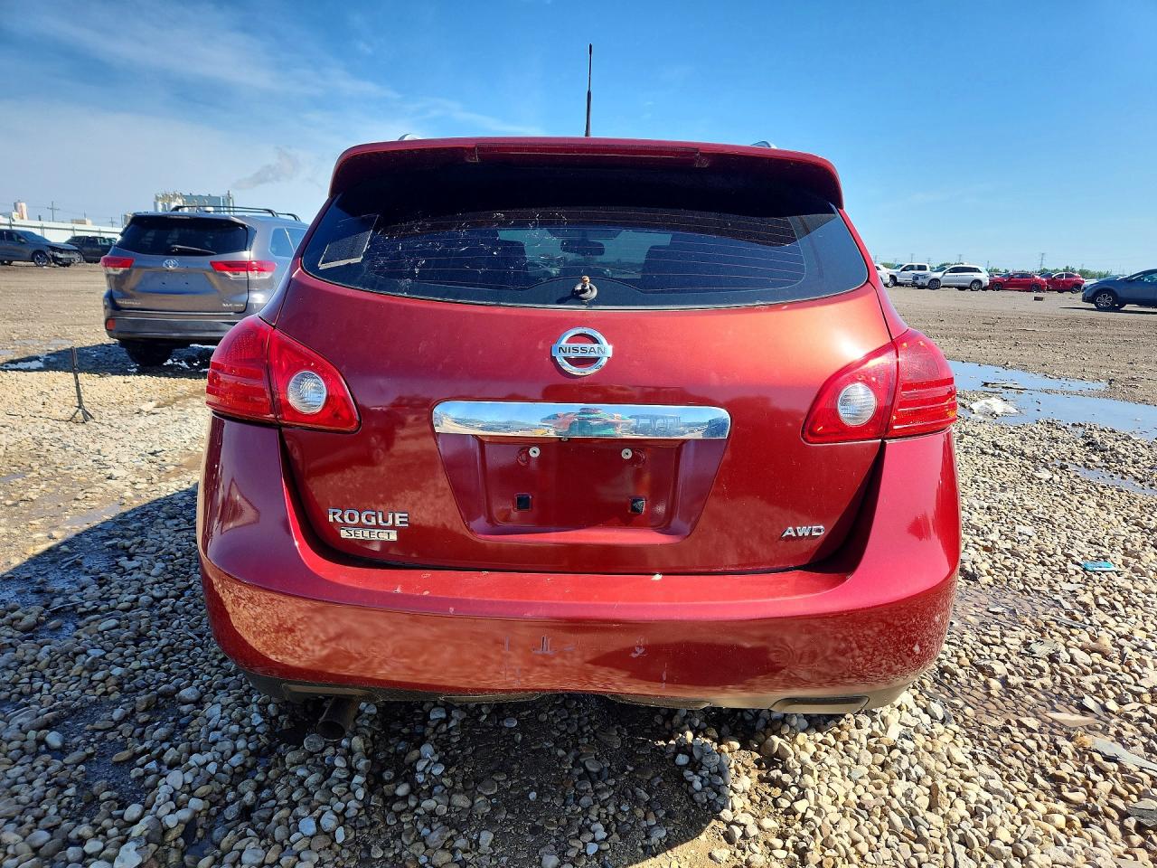 2015 Nissan Rogue Select S Red vin: JN8AS5MV1FW766878