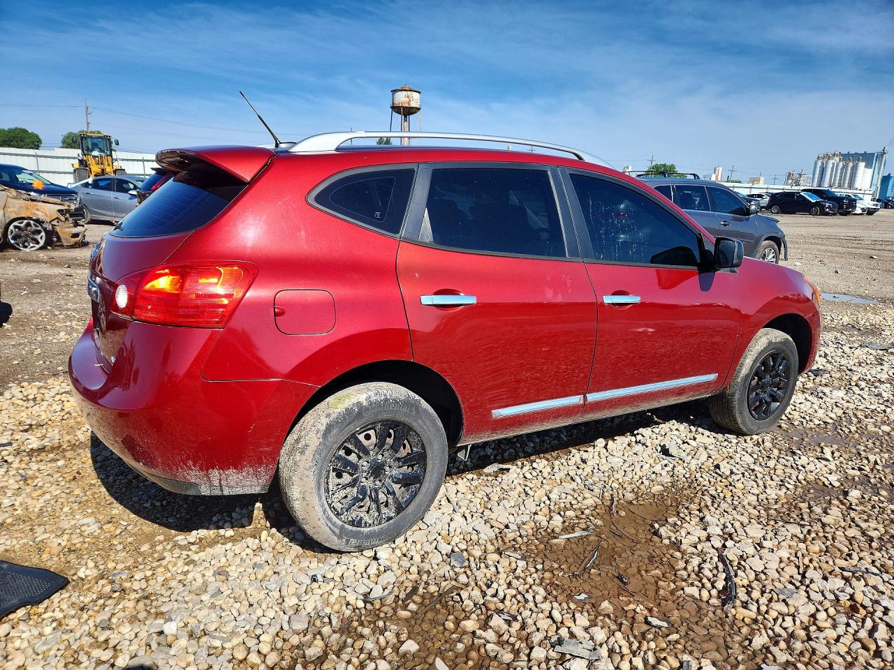 2015 Nissan Rogue Select S Red vin: JN8AS5MV1FW766878