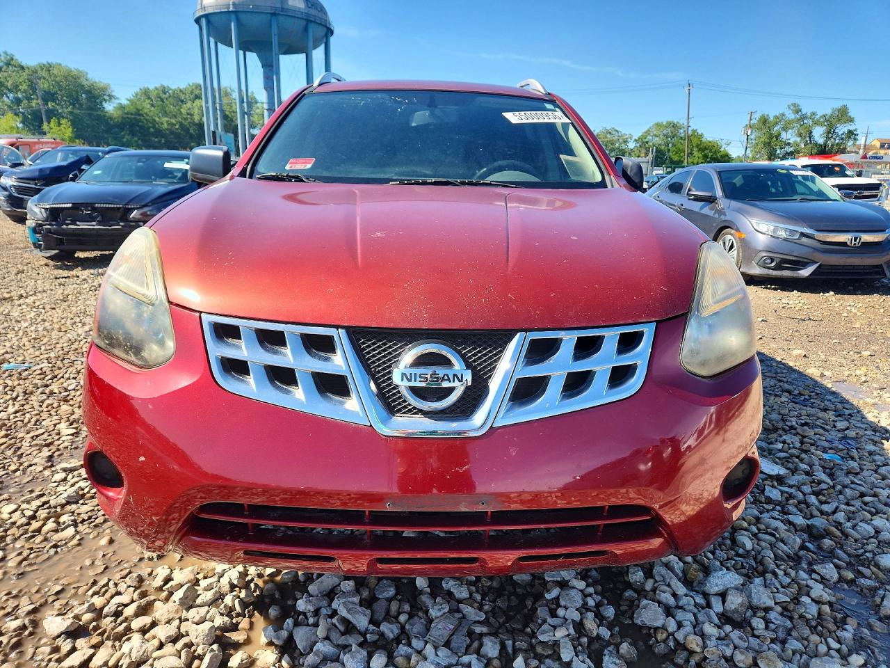2015 Nissan Rogue Select S Red vin: JN8AS5MV1FW766878