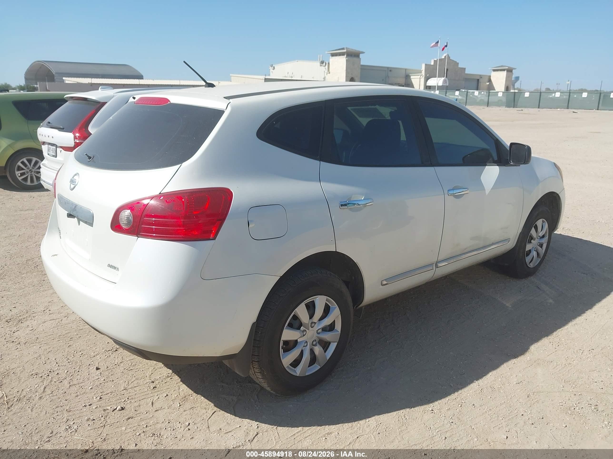 2015 Nissan Rogue Select S White vin: JN8AS5MV1FW770350