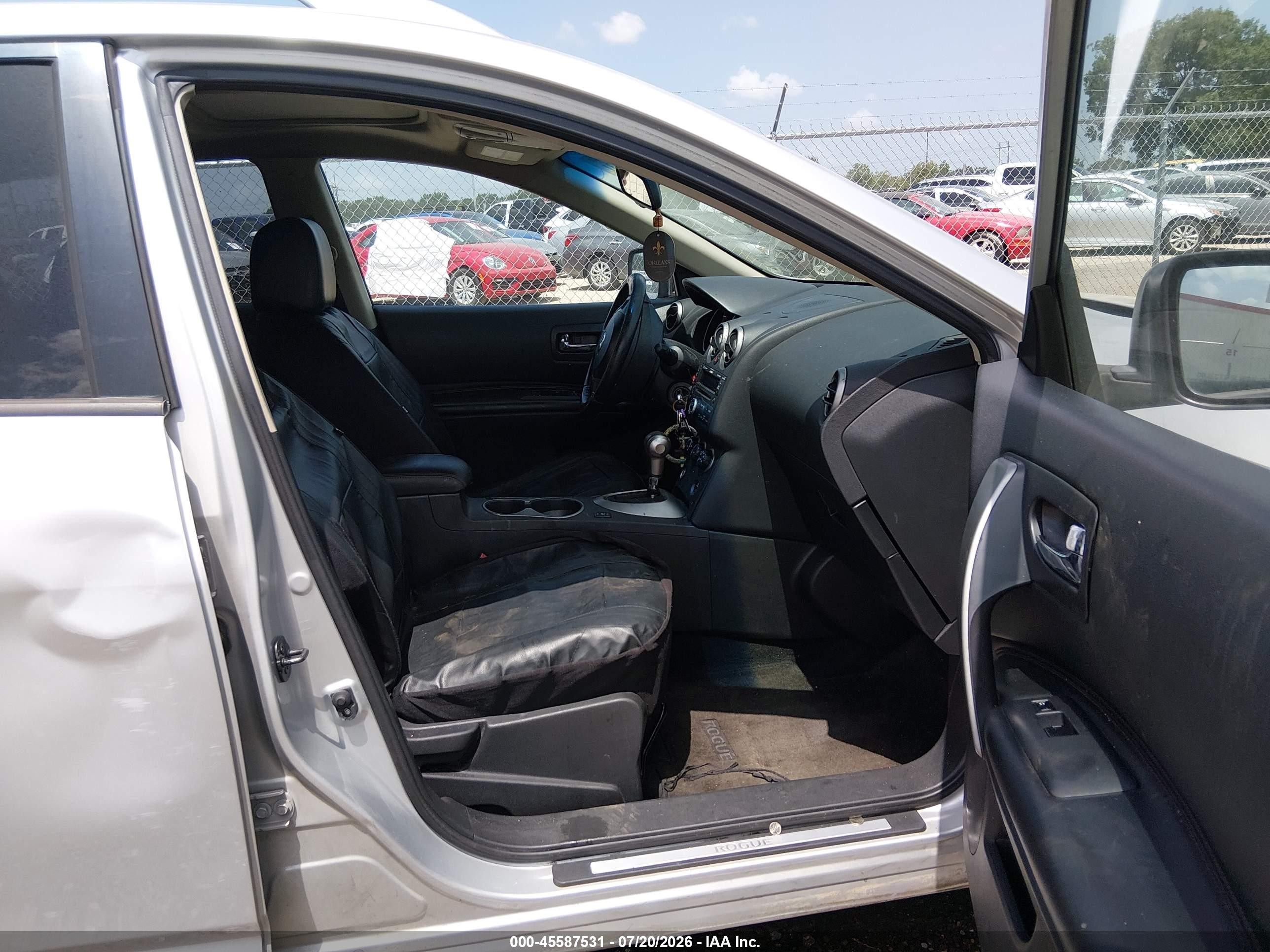 2010 Nissan Rogue Sl Silver vin: JN8AS5MV2AW102470