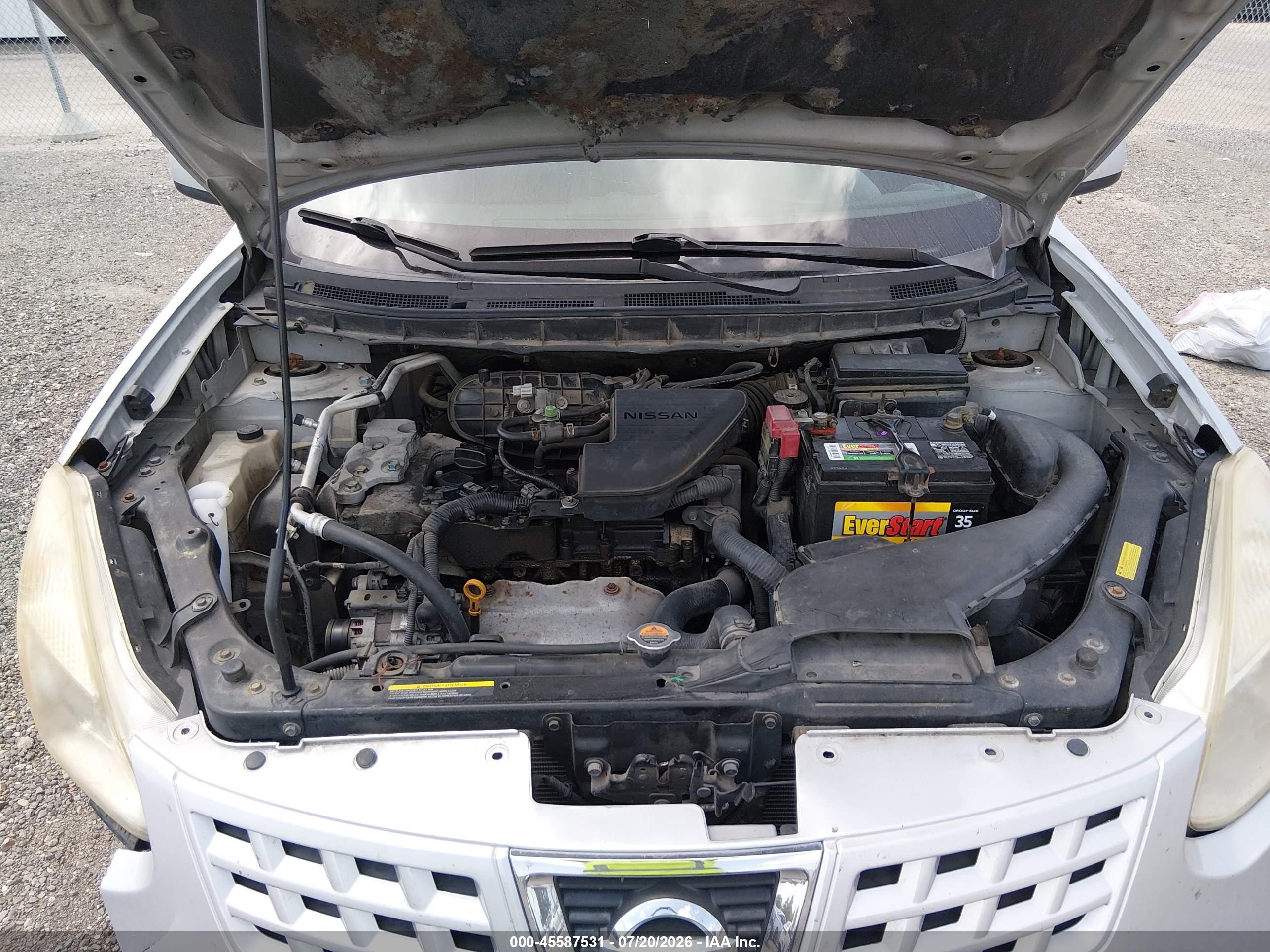 2010 Nissan Rogue Sl Silver vin: JN8AS5MV2AW102470