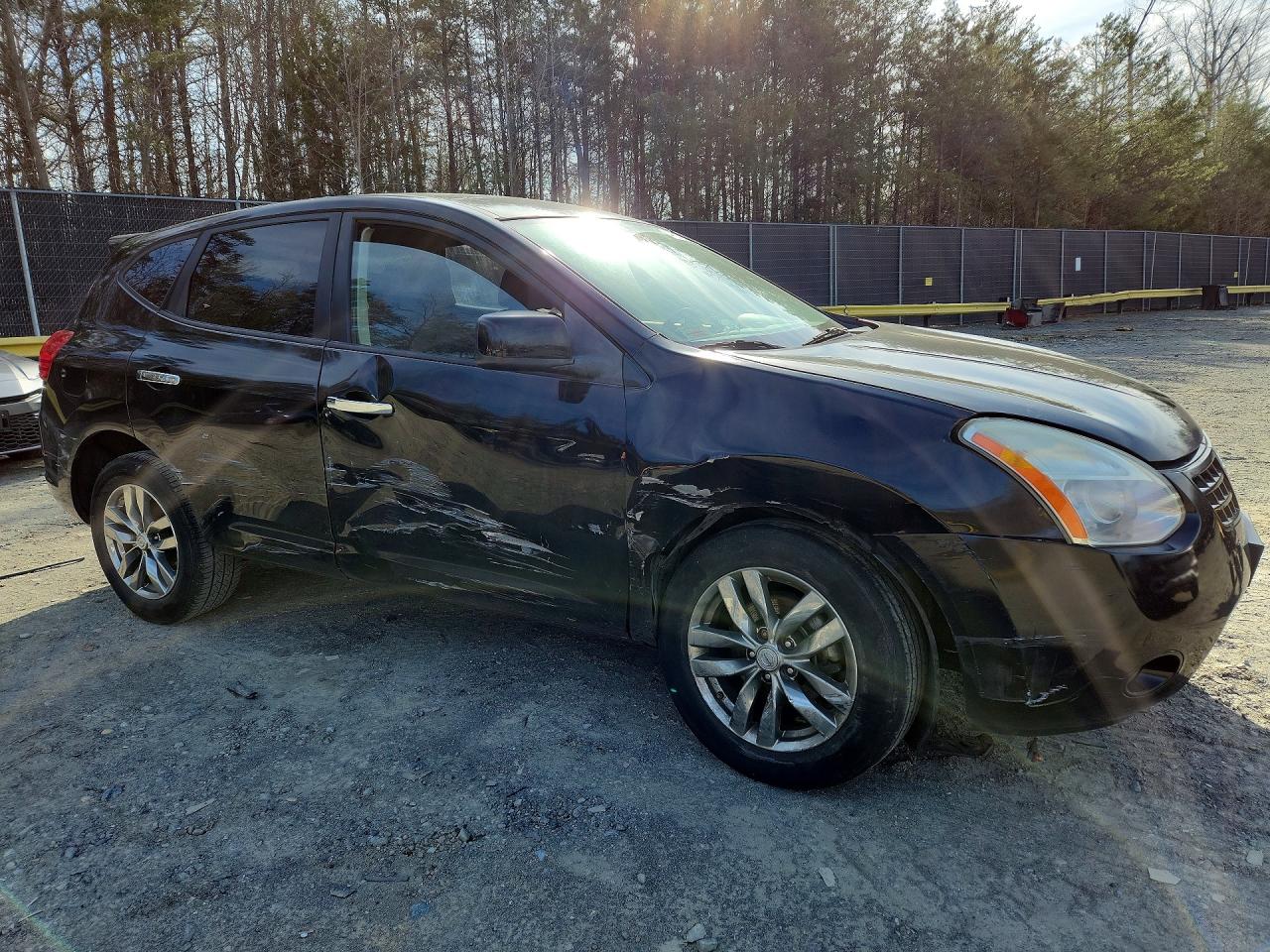 2010 Nissan Rogue S Black vin: JN8AS5MV2AW123173
