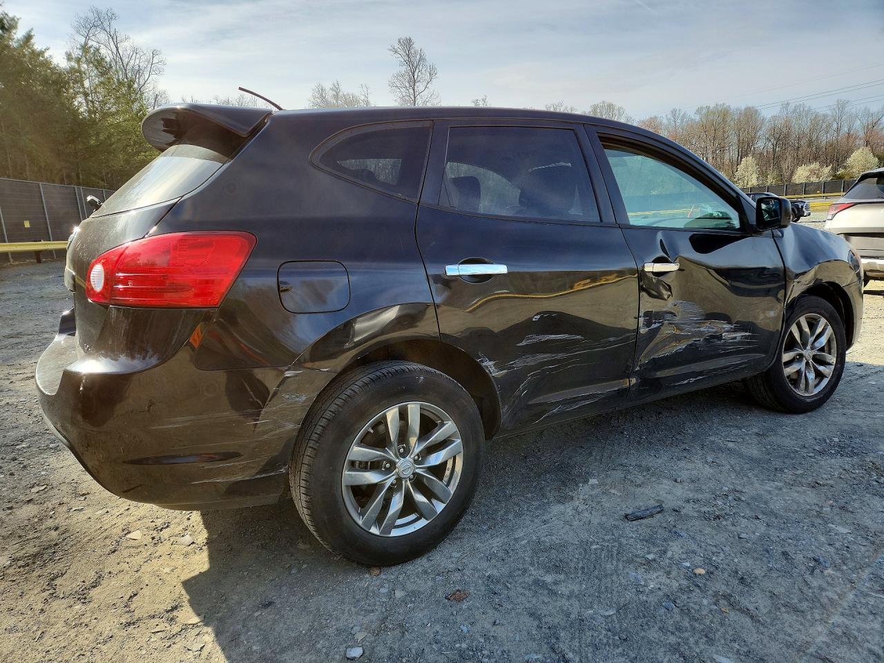 2010 Nissan Rogue S Black vin: JN8AS5MV2AW123173