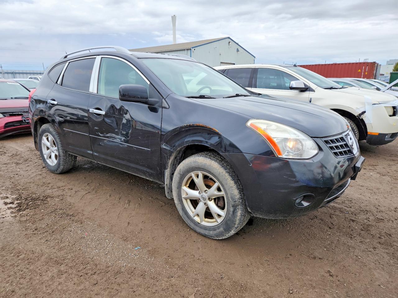 2010 Nissan Rogue Sl Черный vin: JN8AS5MV2AW123187