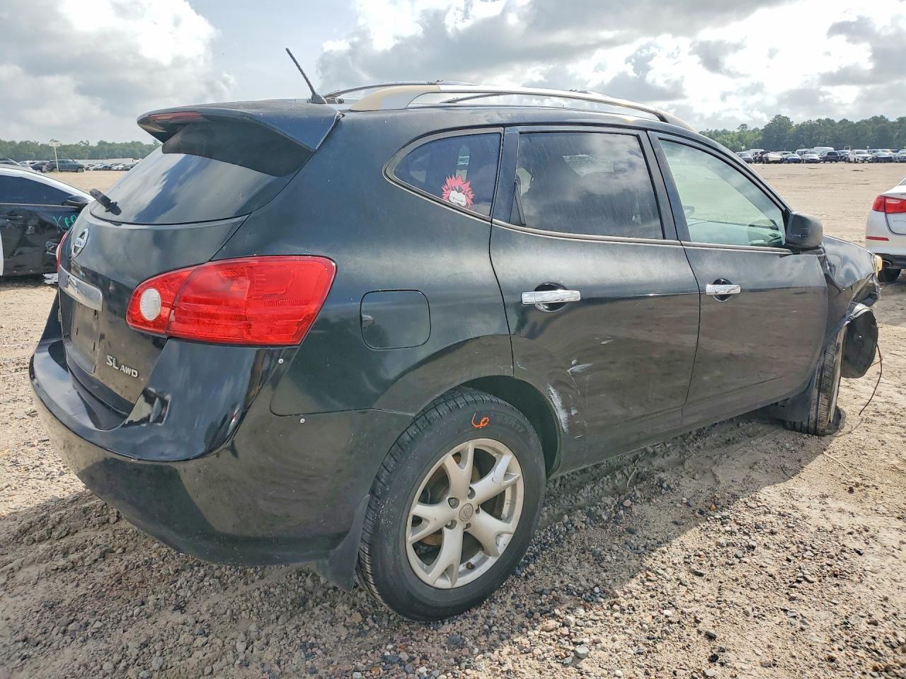 2010 Nissan Rogue S Black vin: JN8AS5MV2AW128261