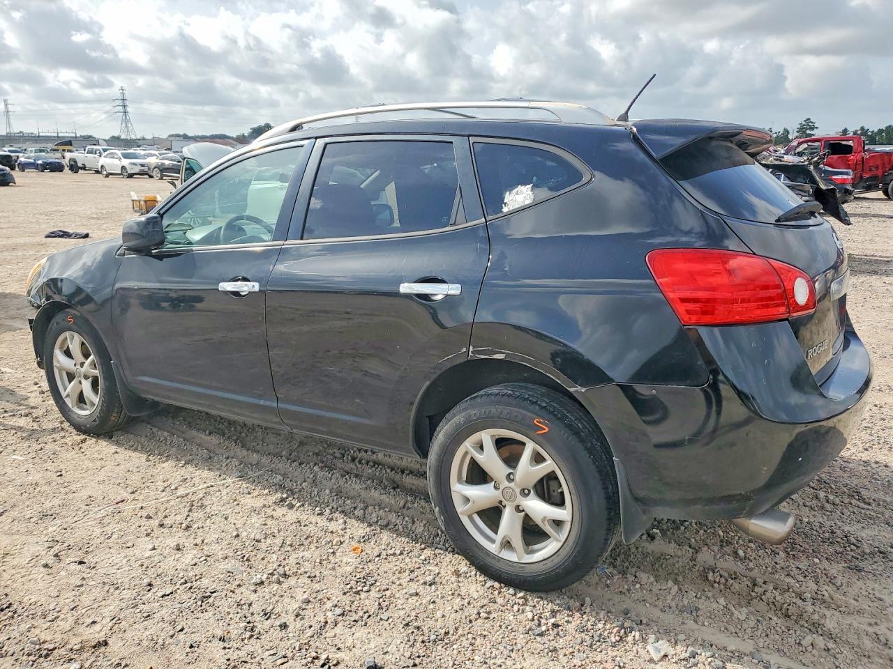 2010 Nissan Rogue S Black vin: JN8AS5MV2AW128261