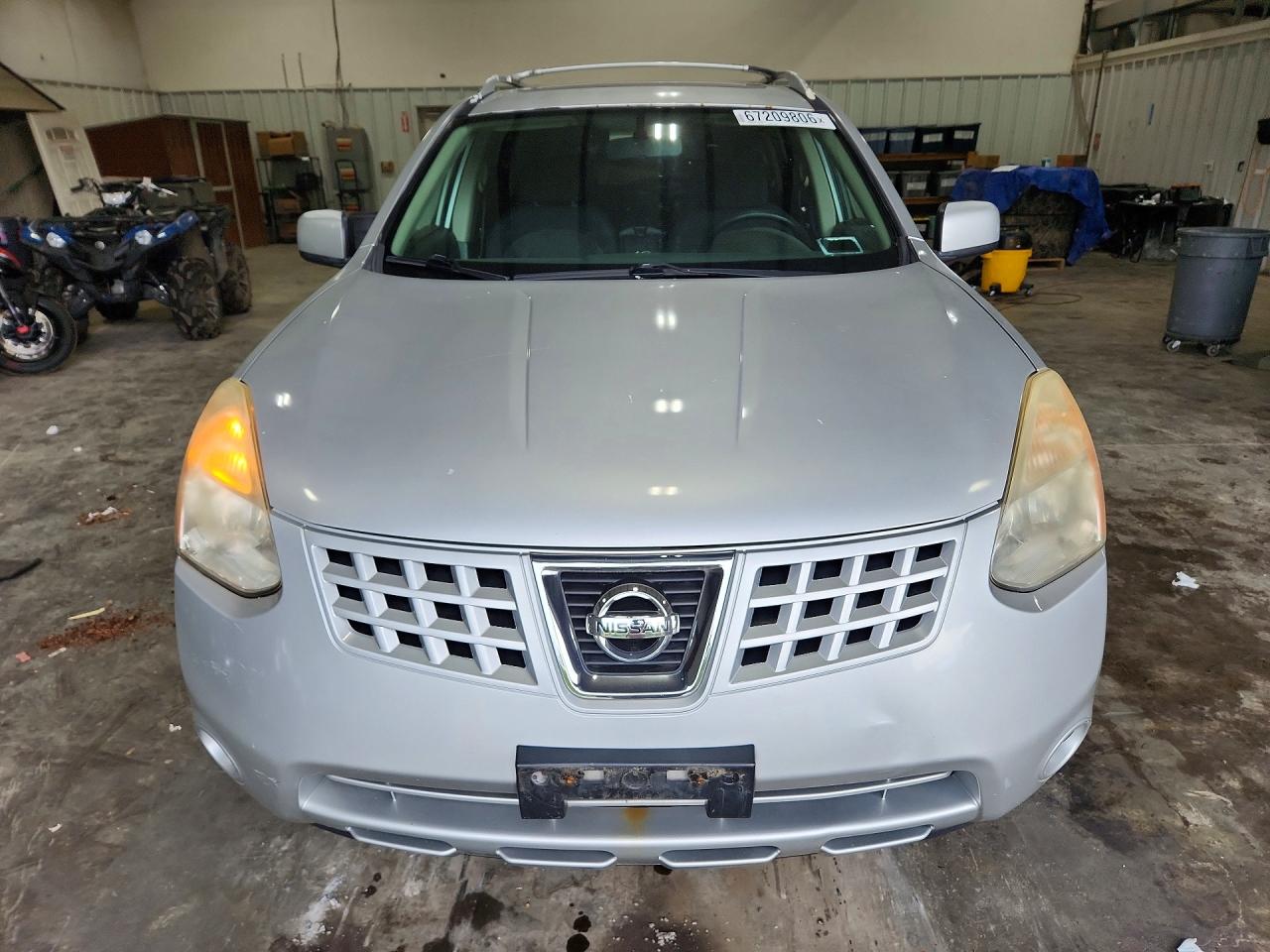 2010 Nissan Rogue S Silver vin: JN8AS5MV2AW129572