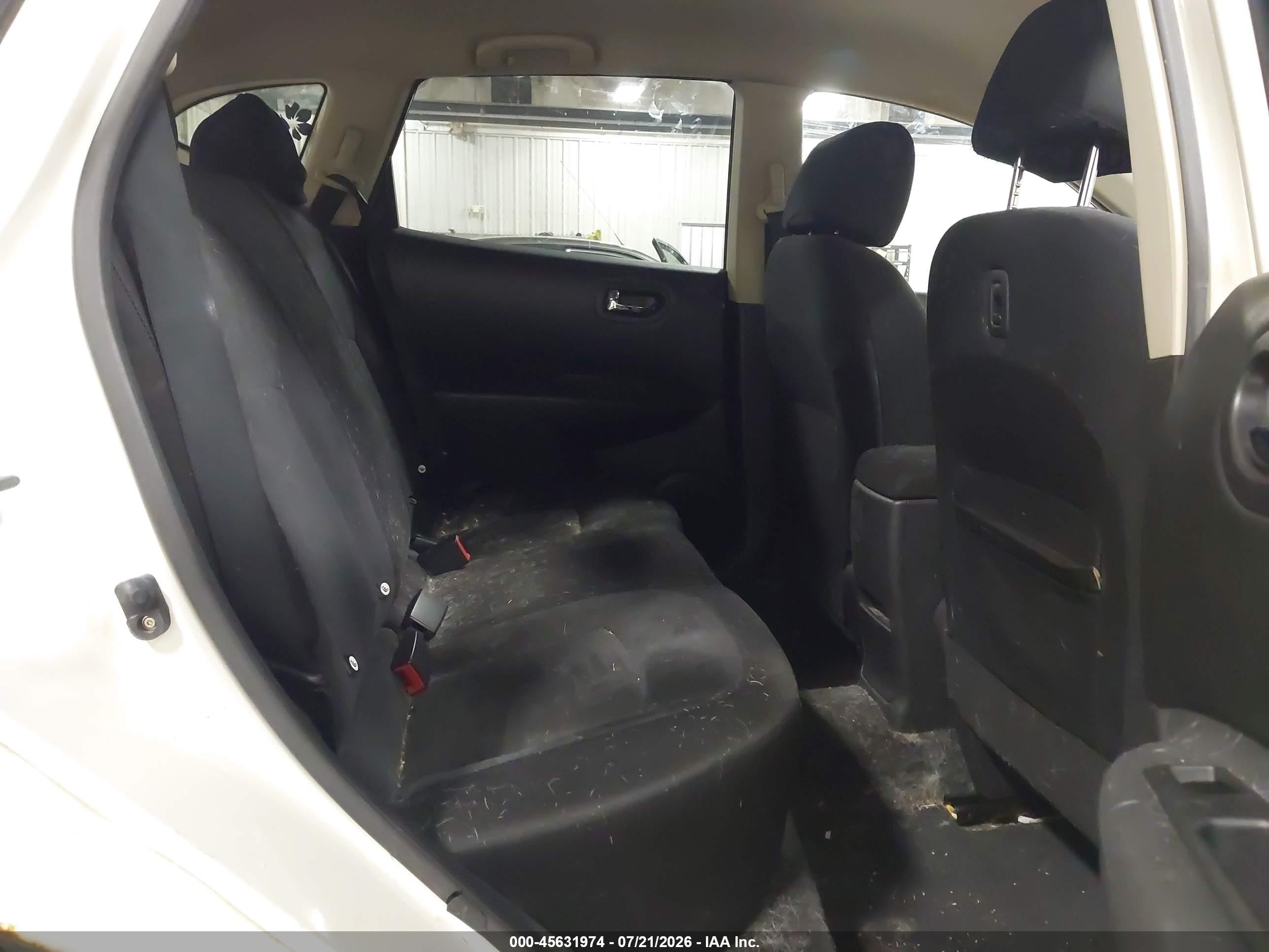 2010 Nissan Rogue S White vin: JN8AS5MV2AW130611