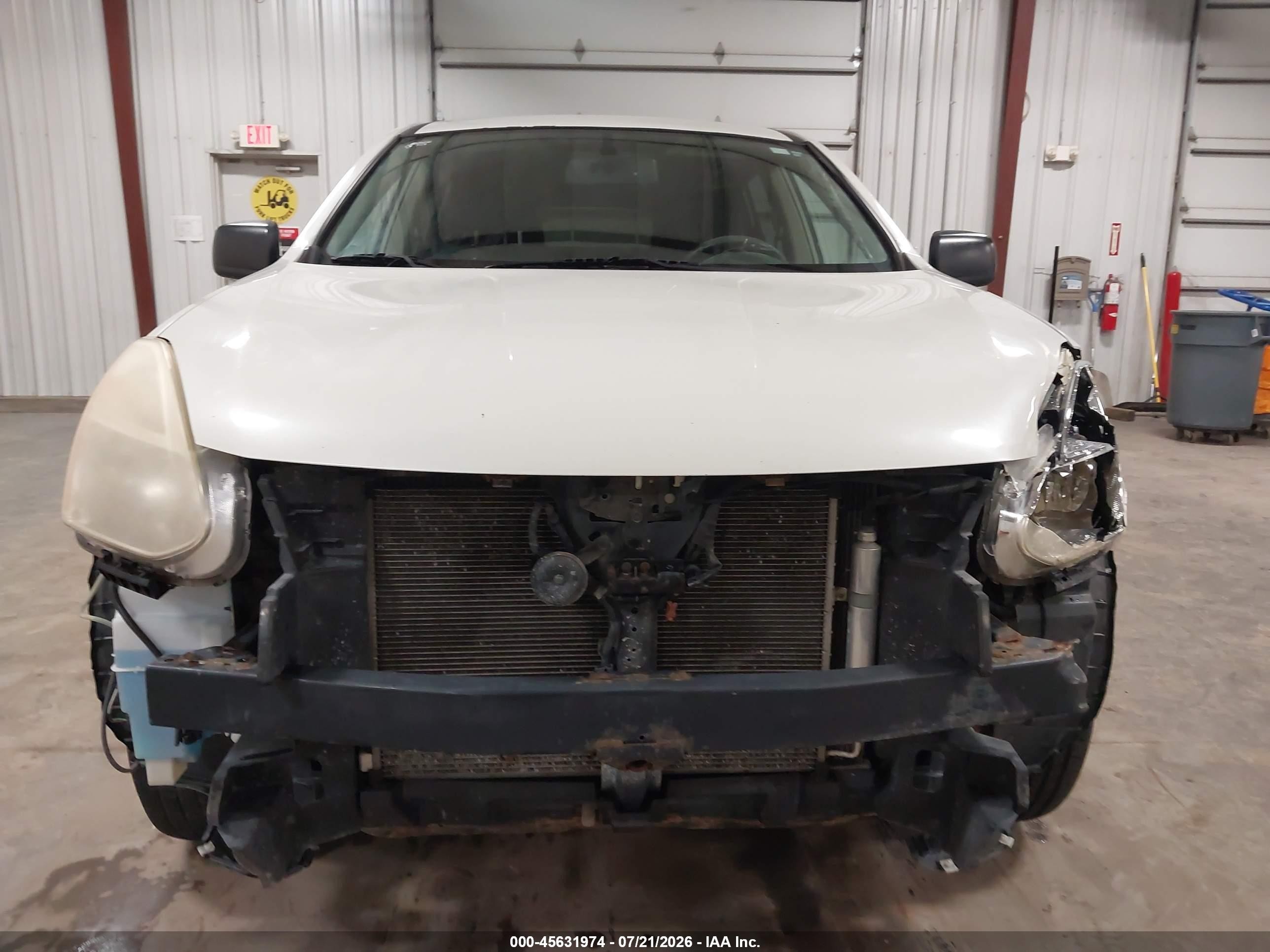 2010 Nissan Rogue S White vin: JN8AS5MV2AW130611