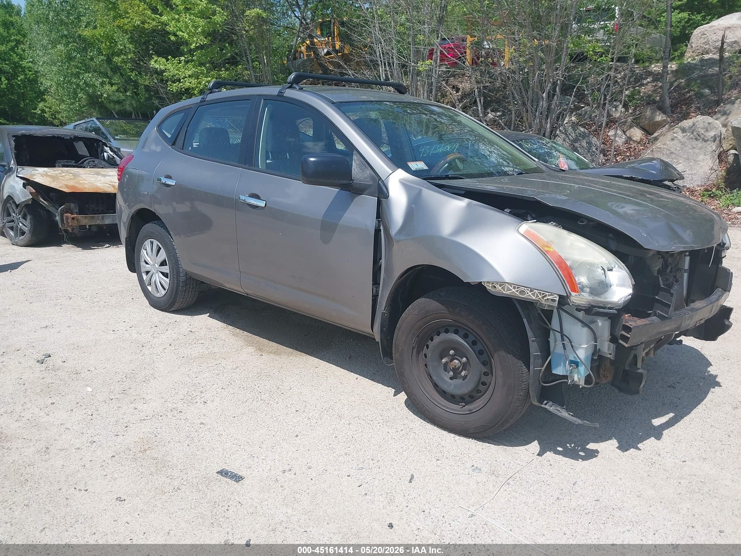2010 Nissan Rogue S Pewter vin: JN8AS5MV2AW610941
