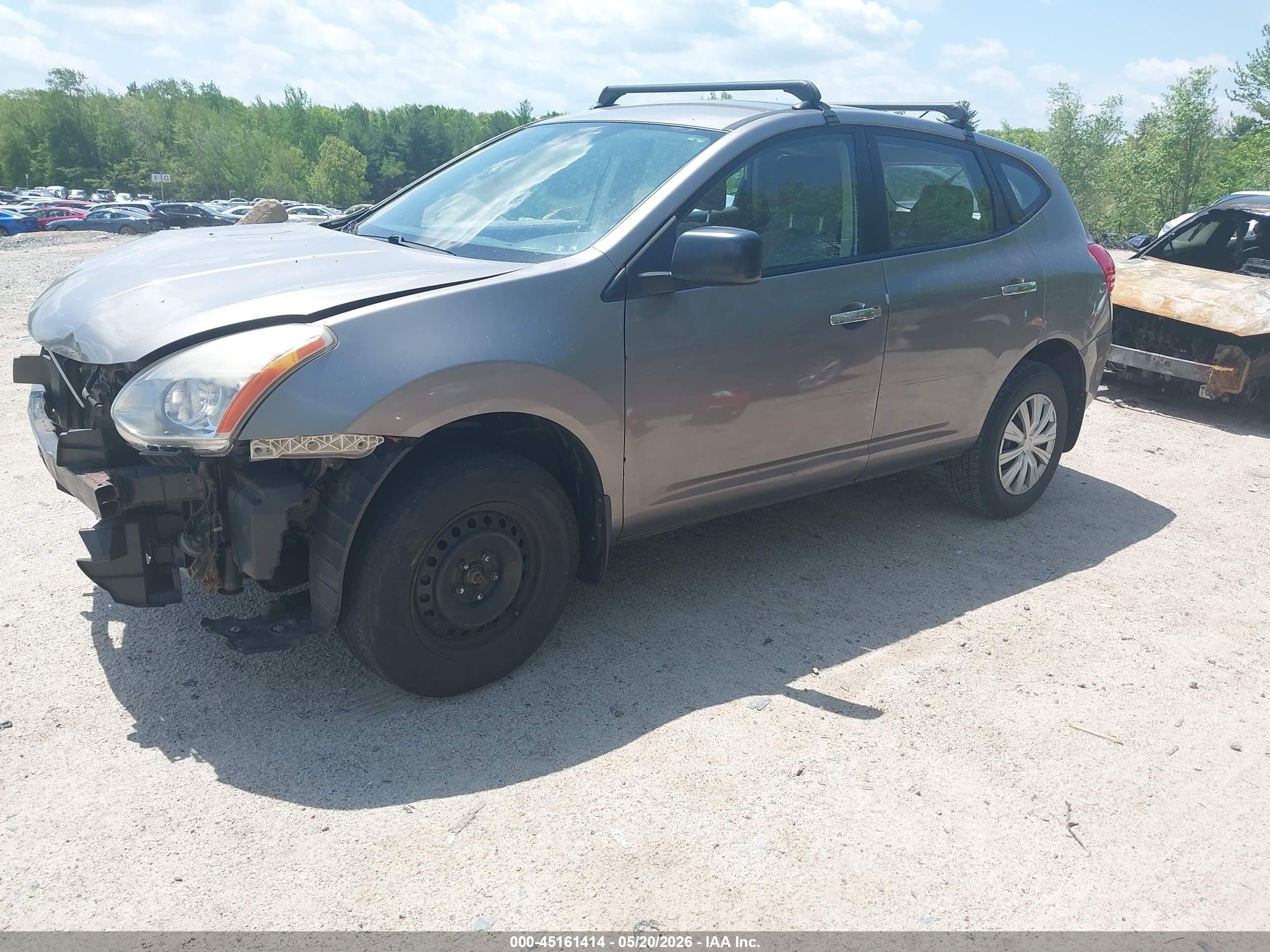 2010 Nissan Rogue S Pewter vin: JN8AS5MV2AW610941
