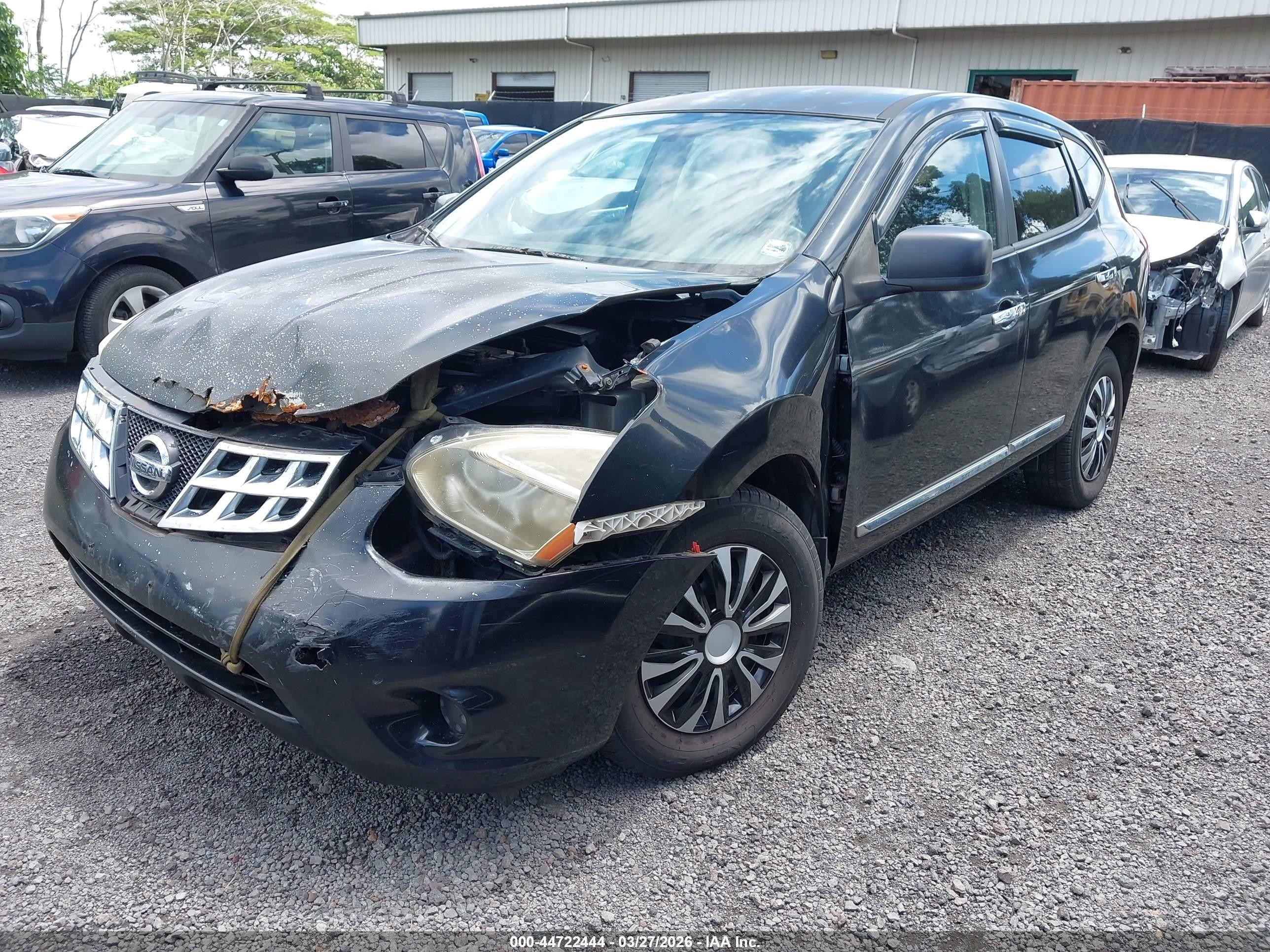 2011 Nissan Rogue S Black vin: JN8AS5MV2BW256002