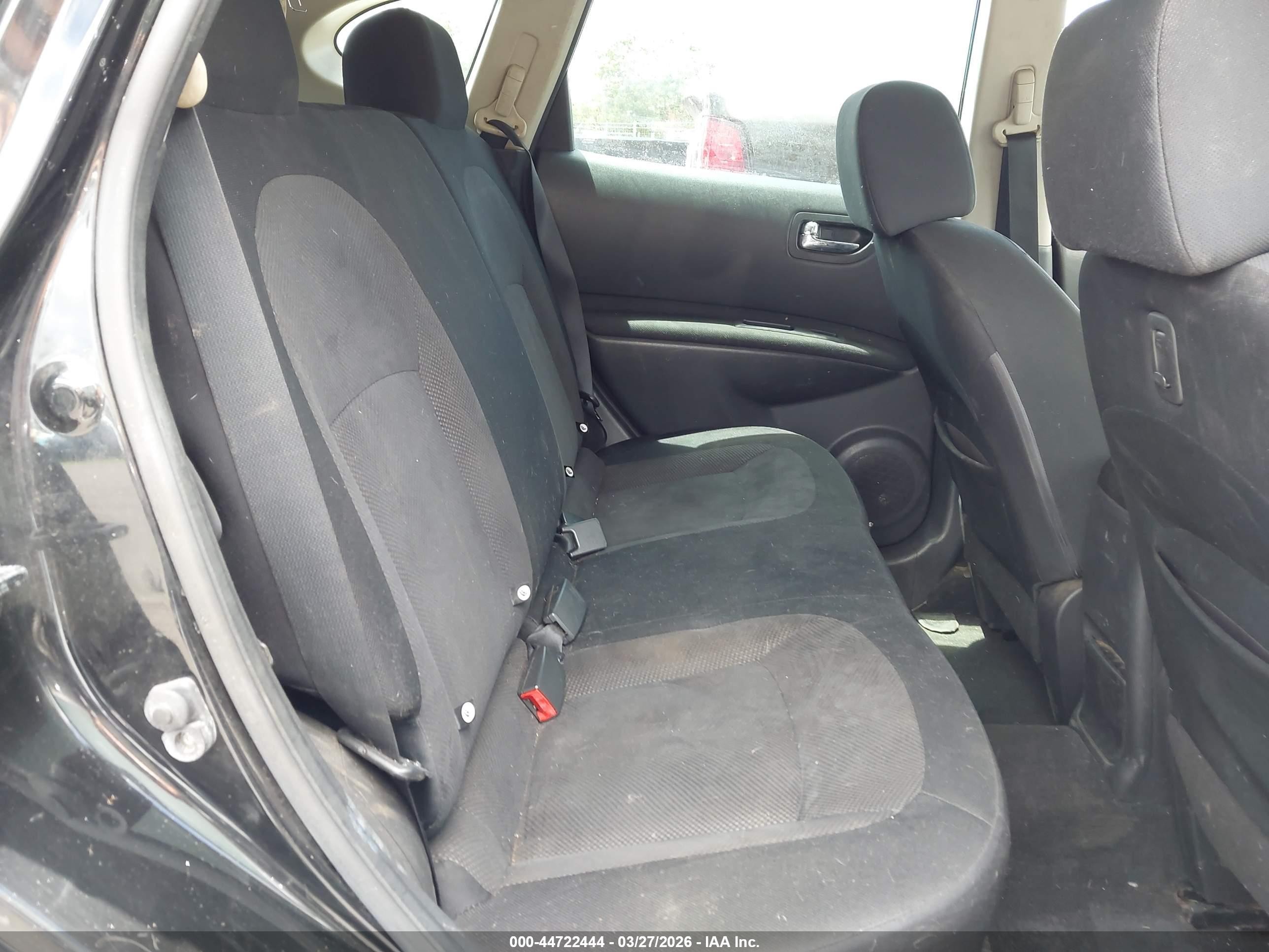 2011 Nissan Rogue S Black vin: JN8AS5MV2BW256002