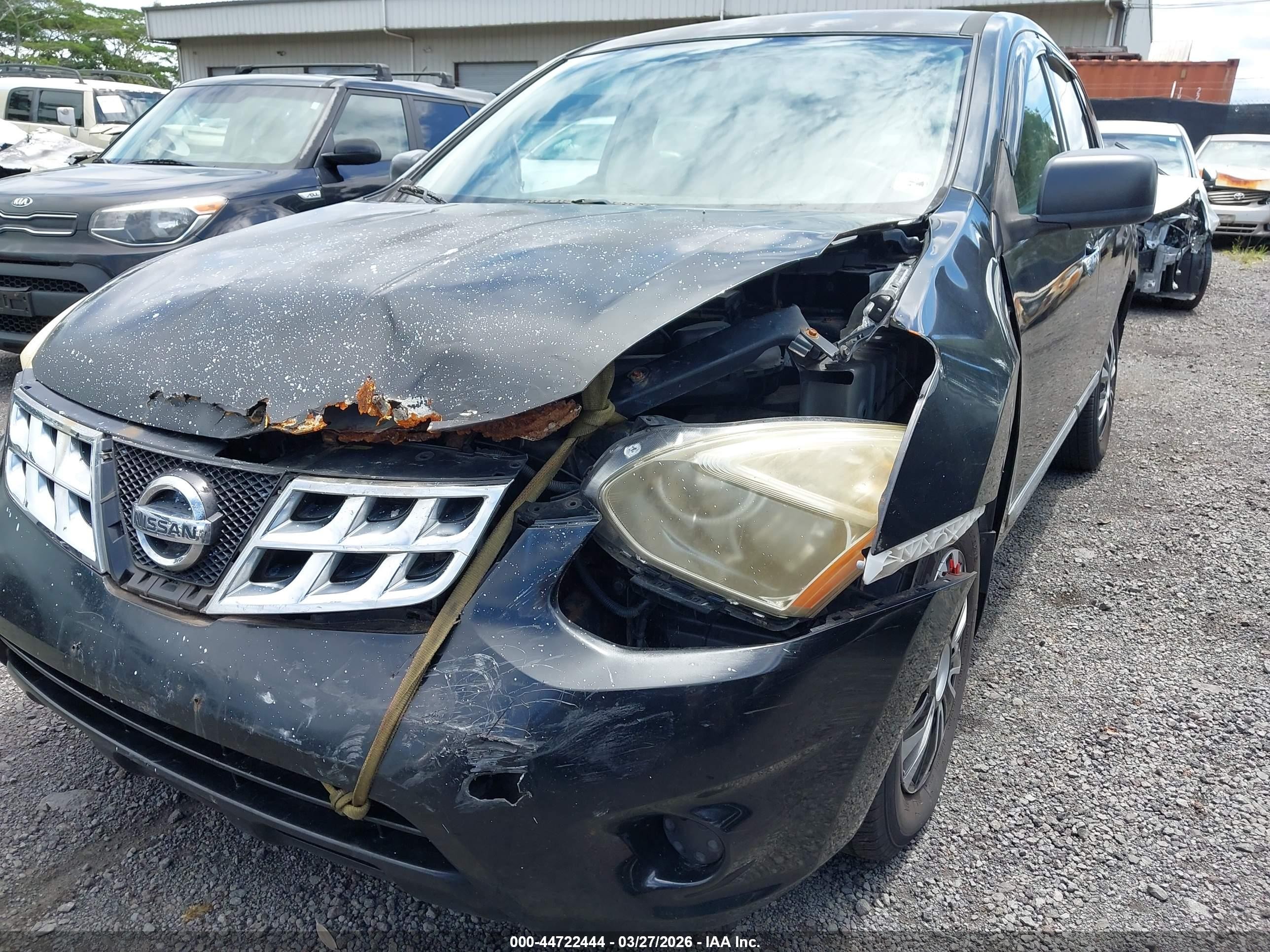 2011 Nissan Rogue S Black vin: JN8AS5MV2BW256002