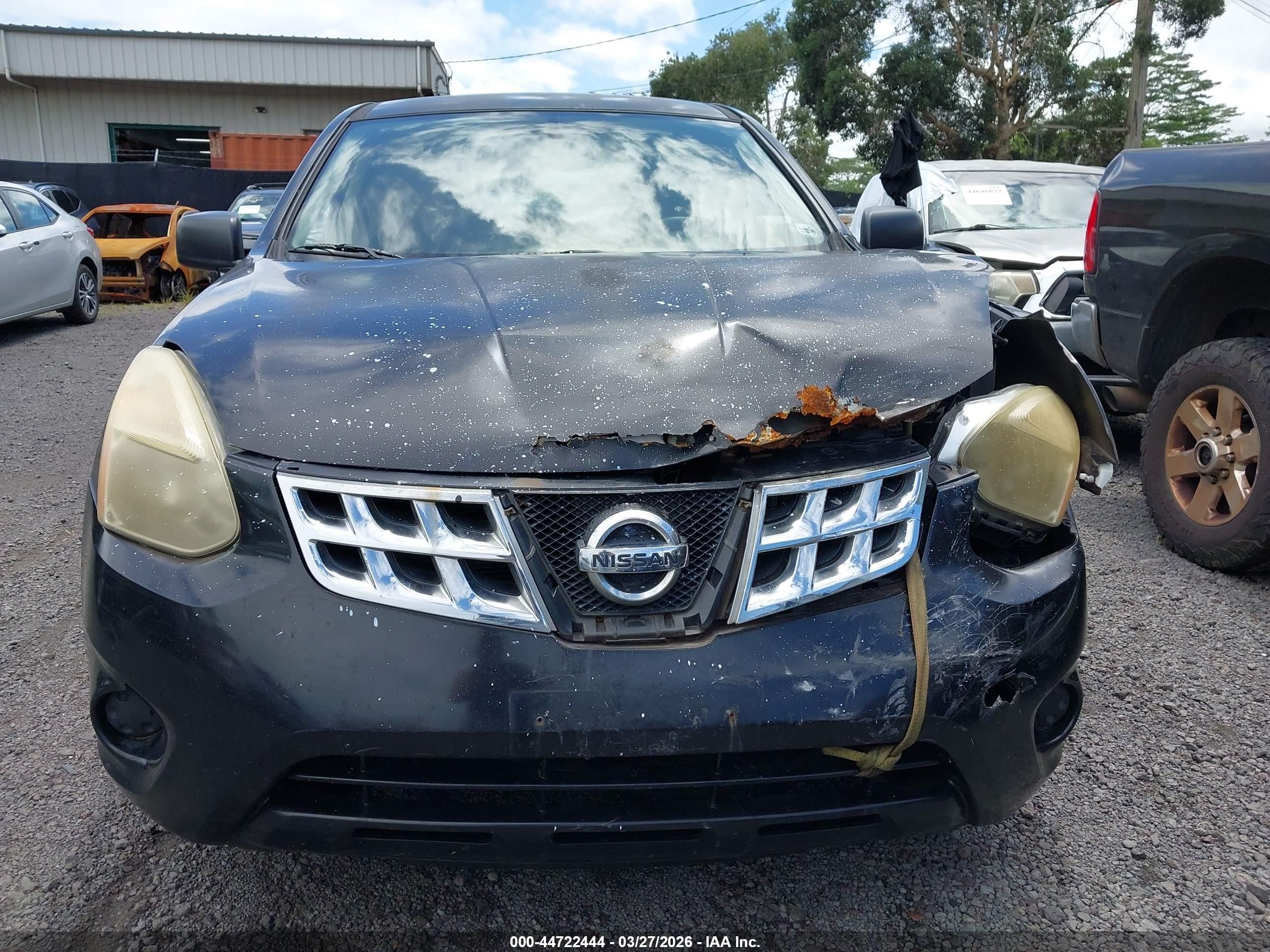 2011 Nissan Rogue S Black vin: JN8AS5MV2BW256002